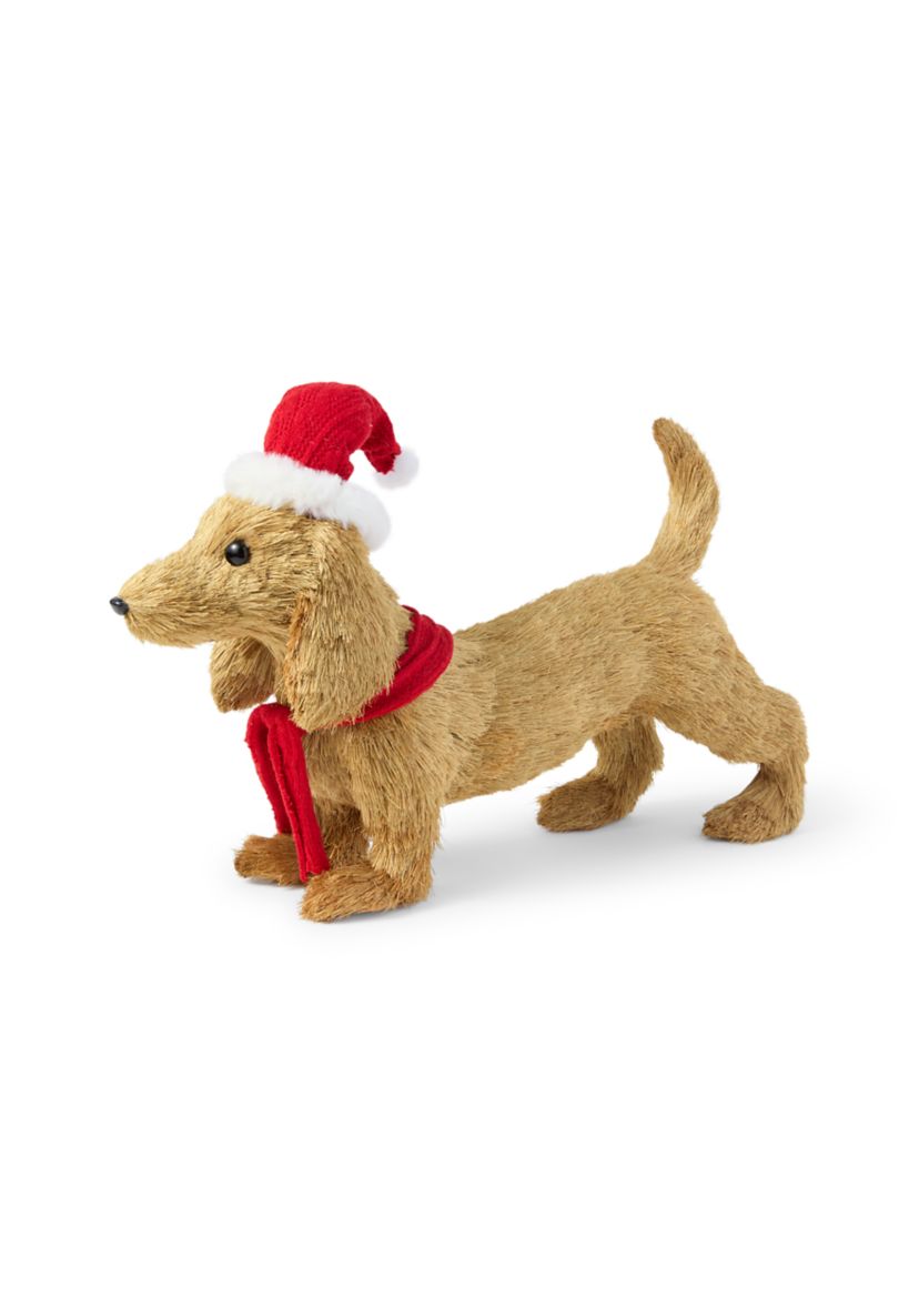 Holiday Dachshund Figurine