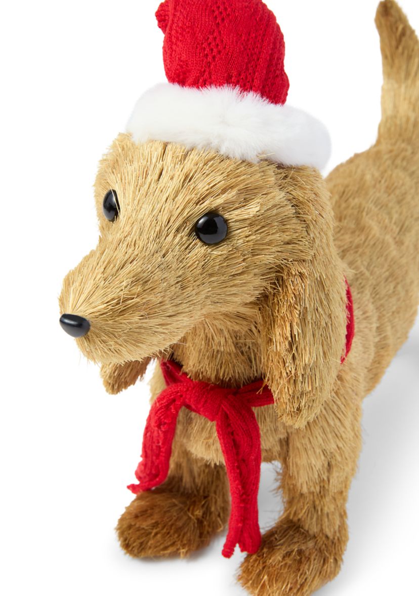 Holiday Dachshund Figurine