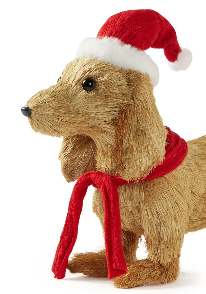 Holiday Dachshund Figurine