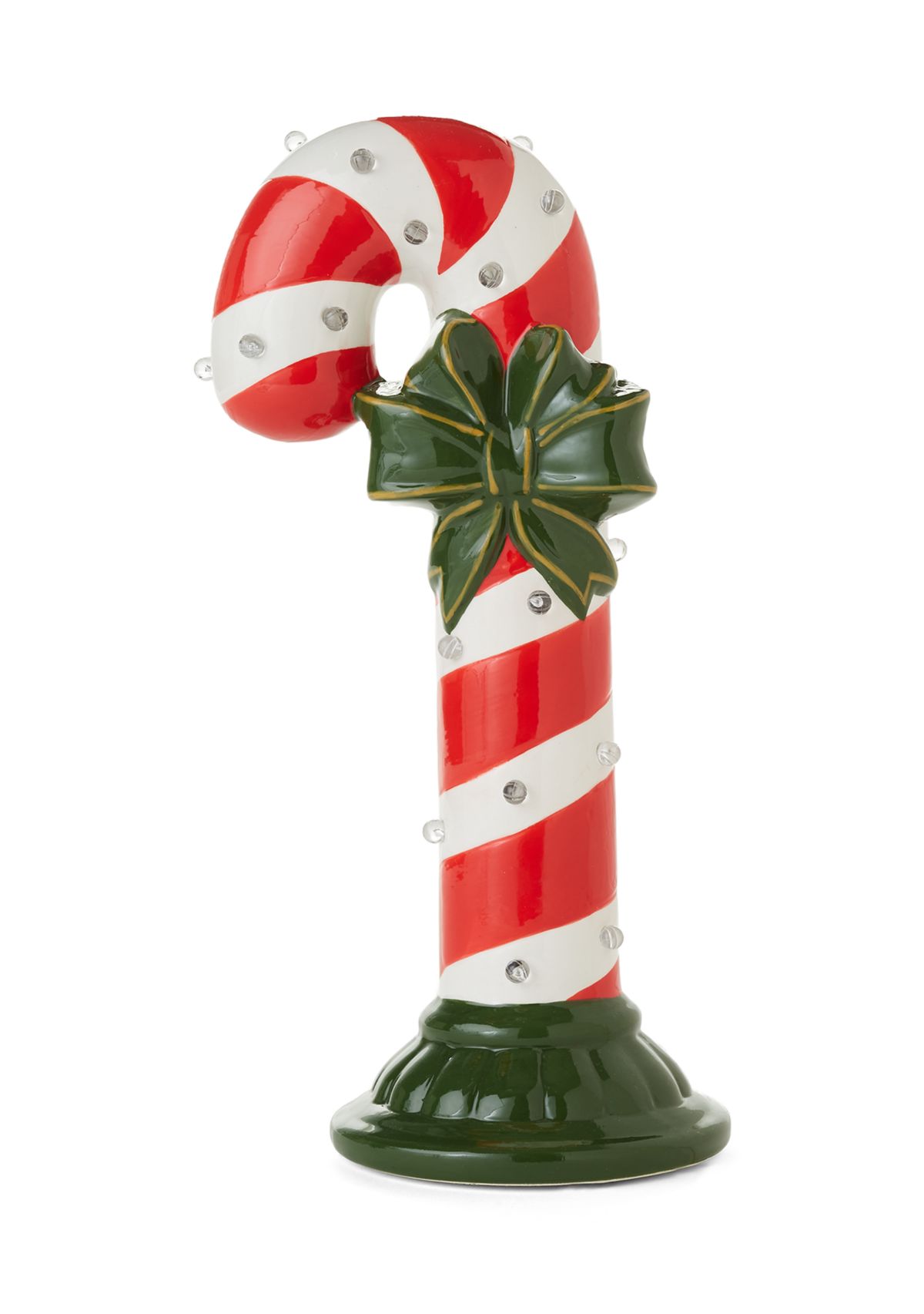 Large Ceramic LED Candy Cane