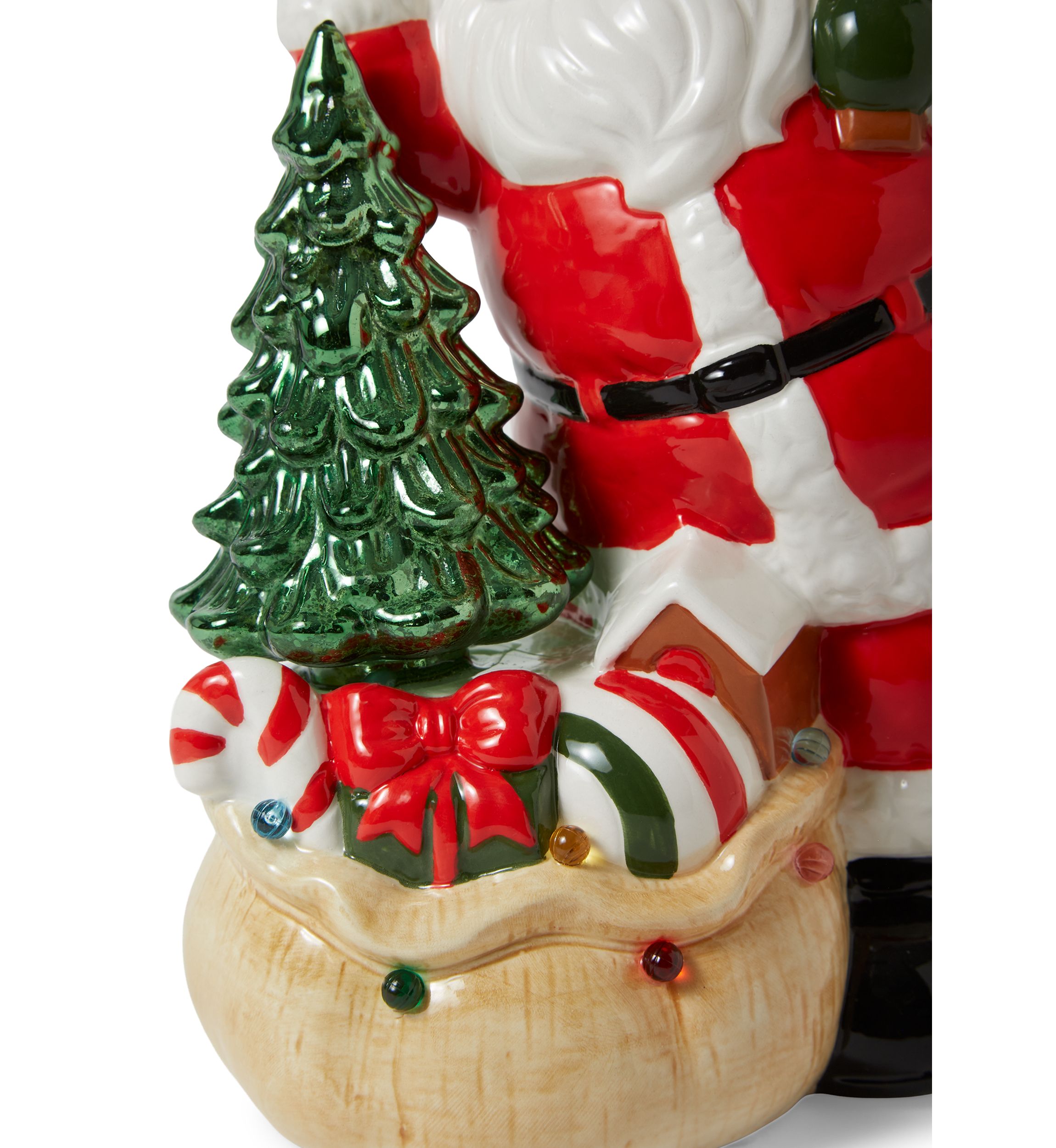 North Pole Santa Ceramic LED Figurine