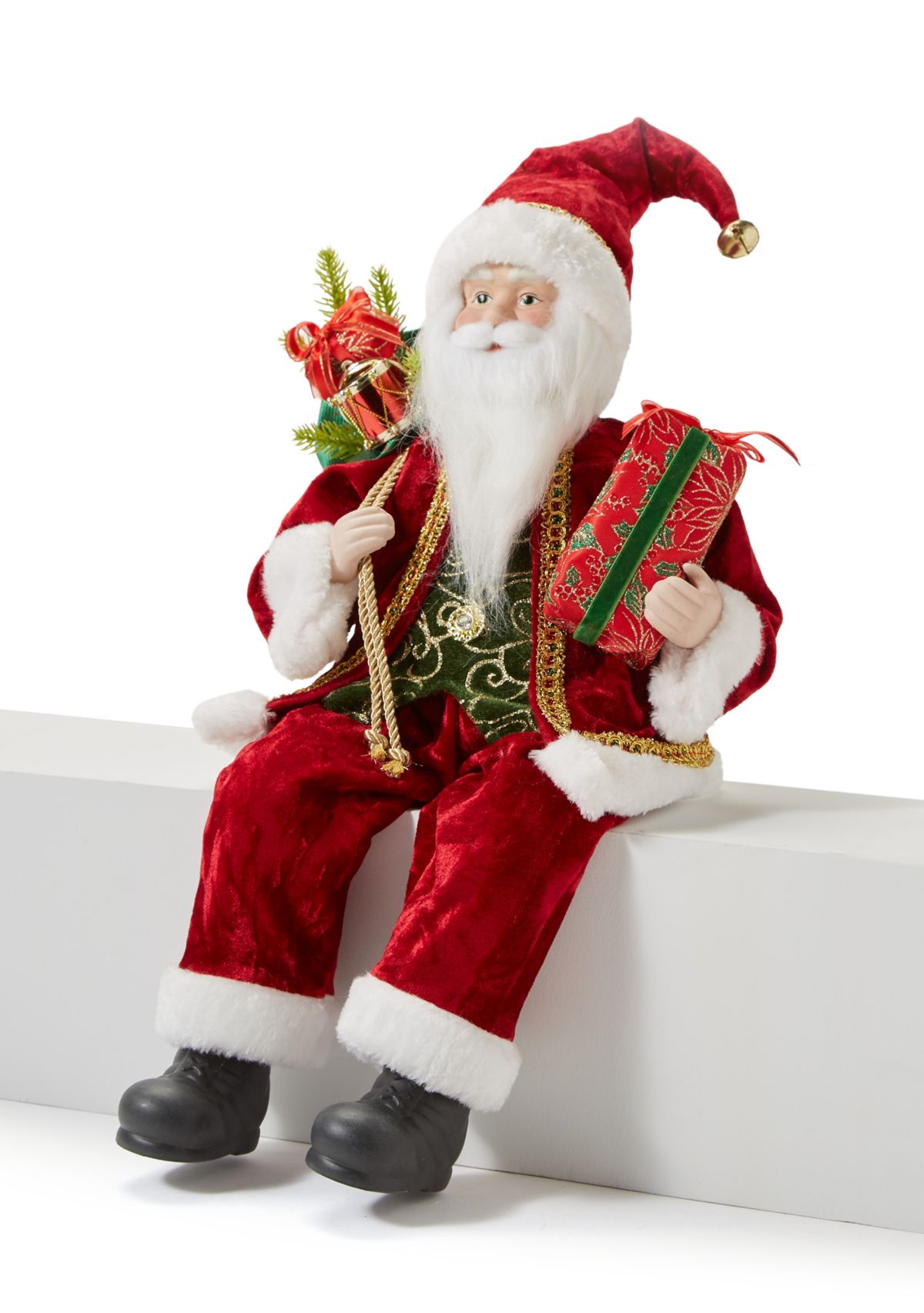 Red Sitting Santa 