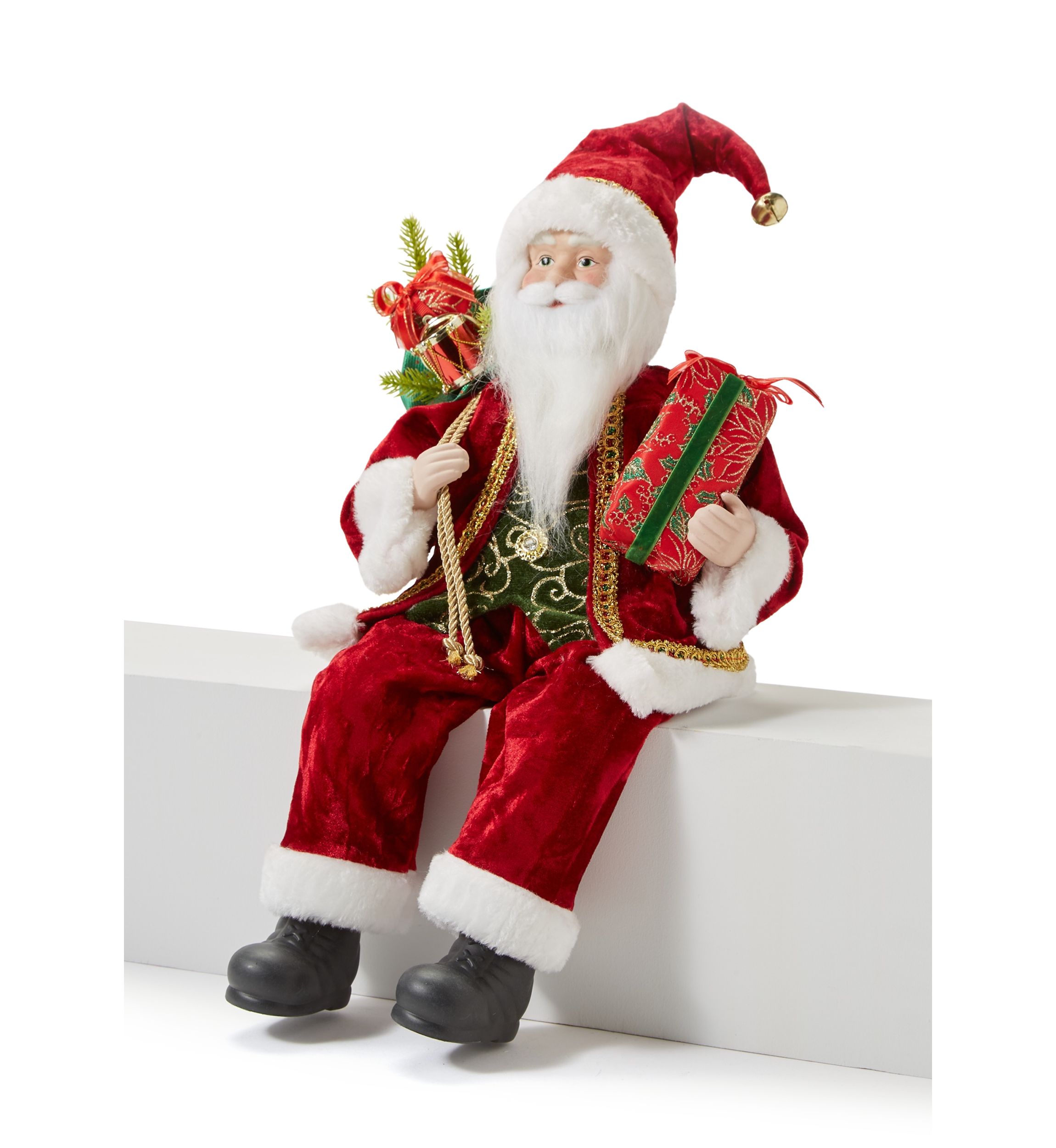 Red Sitting Santa 