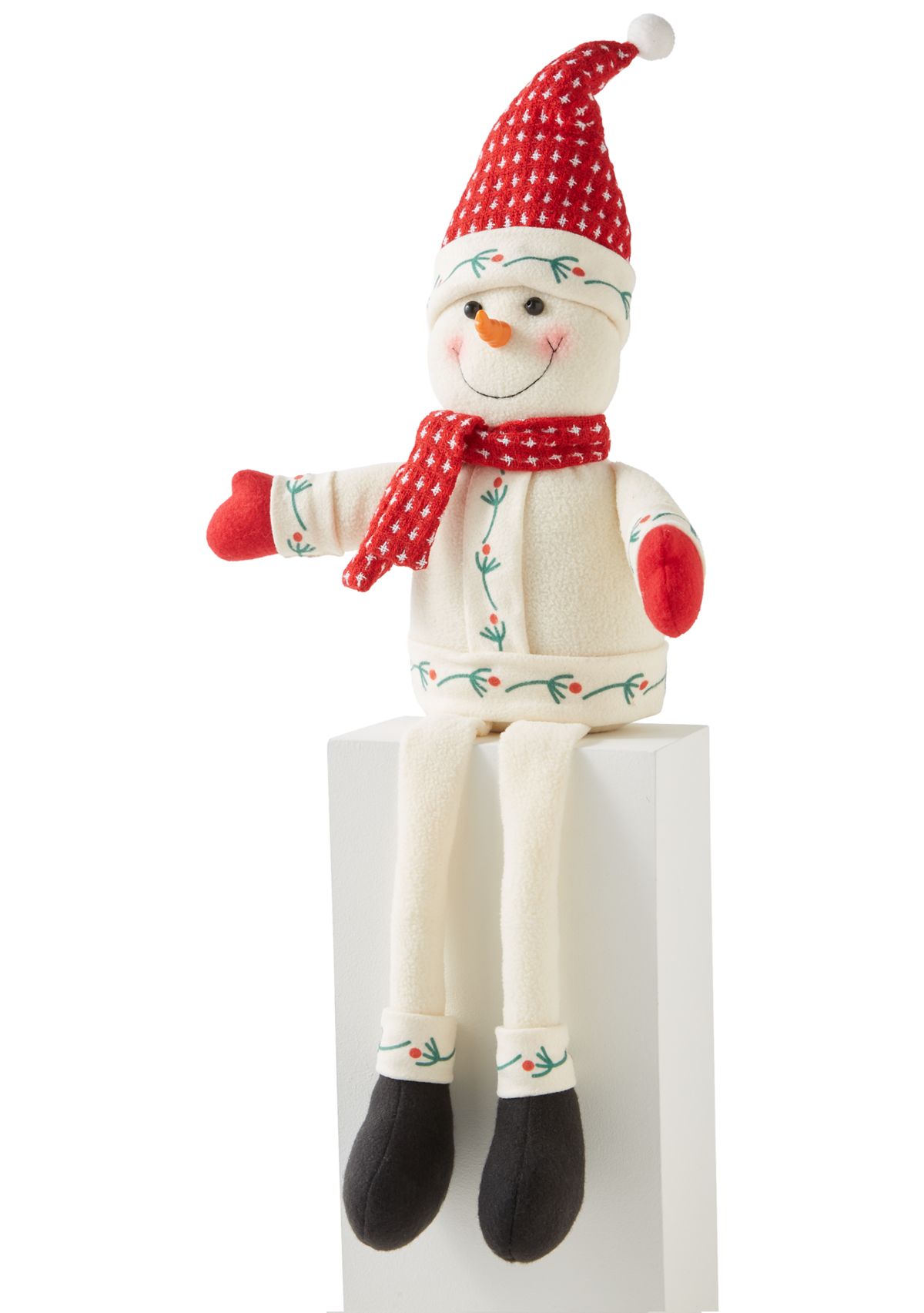 Stuffed Snowman Sitter