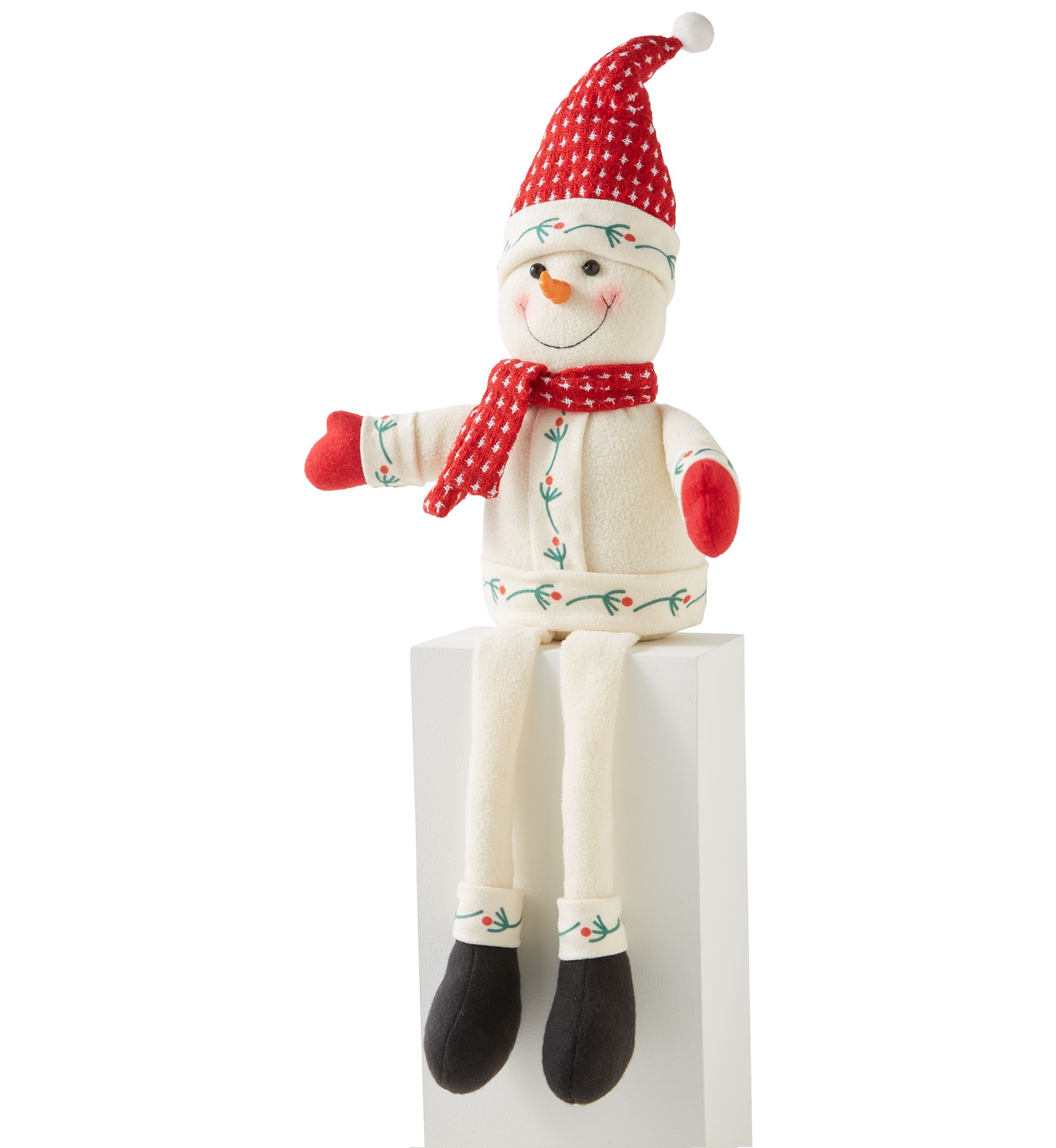 Stuffed Snowman Sitter