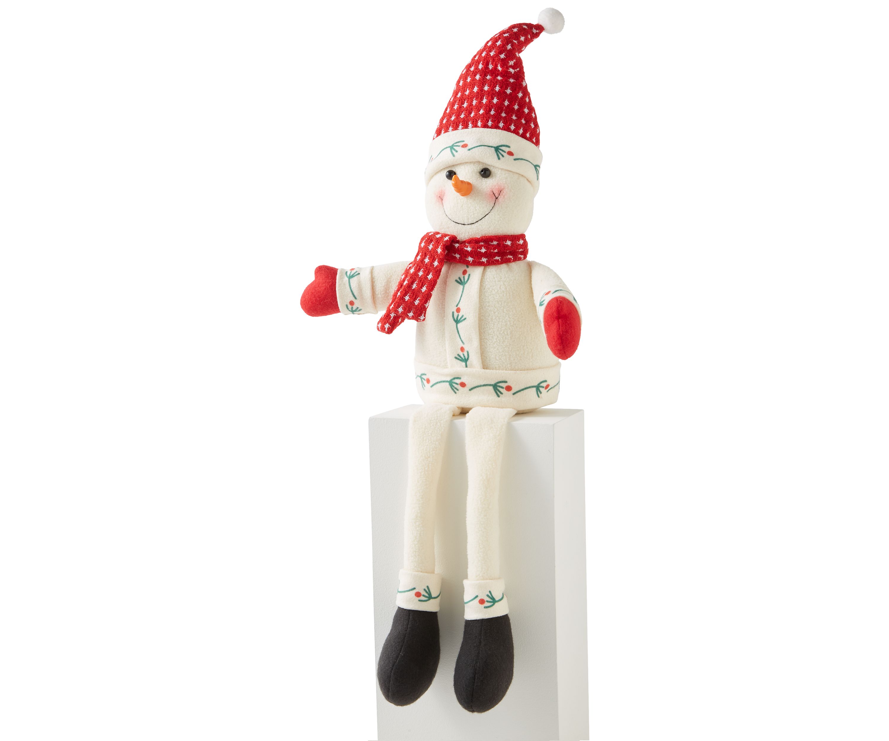 Stuffed Snowman Sitter