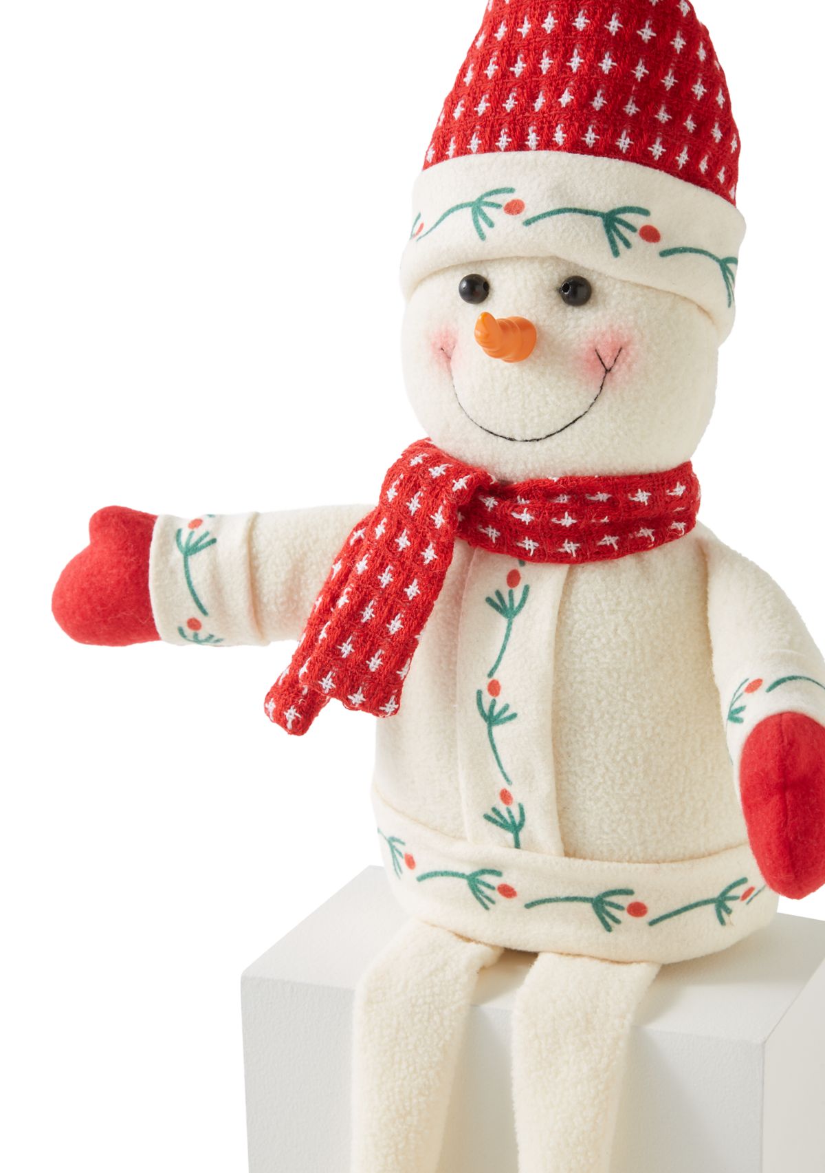 Stuffed Snowman Sitter