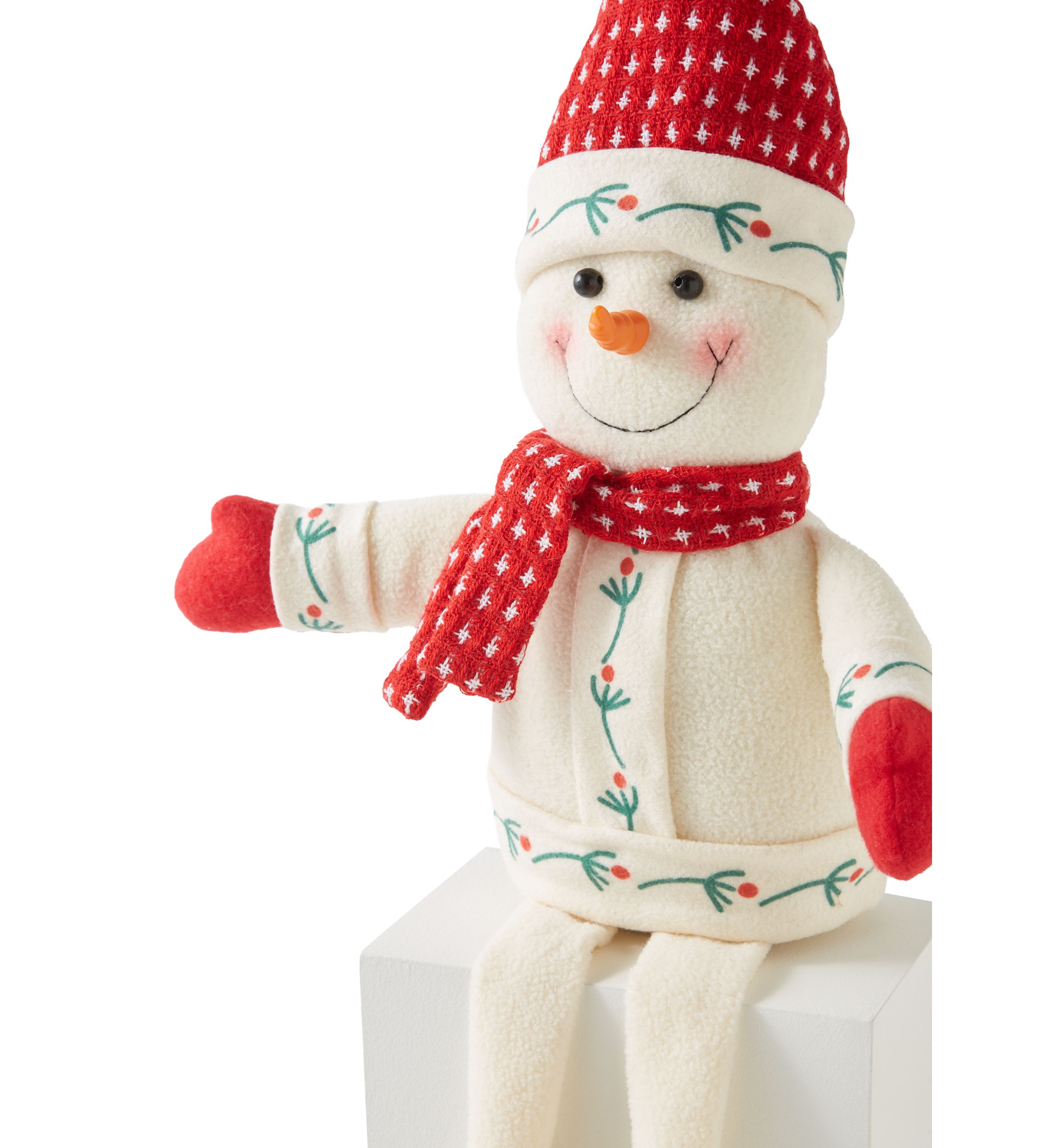 Stuffed Snowman Sitter