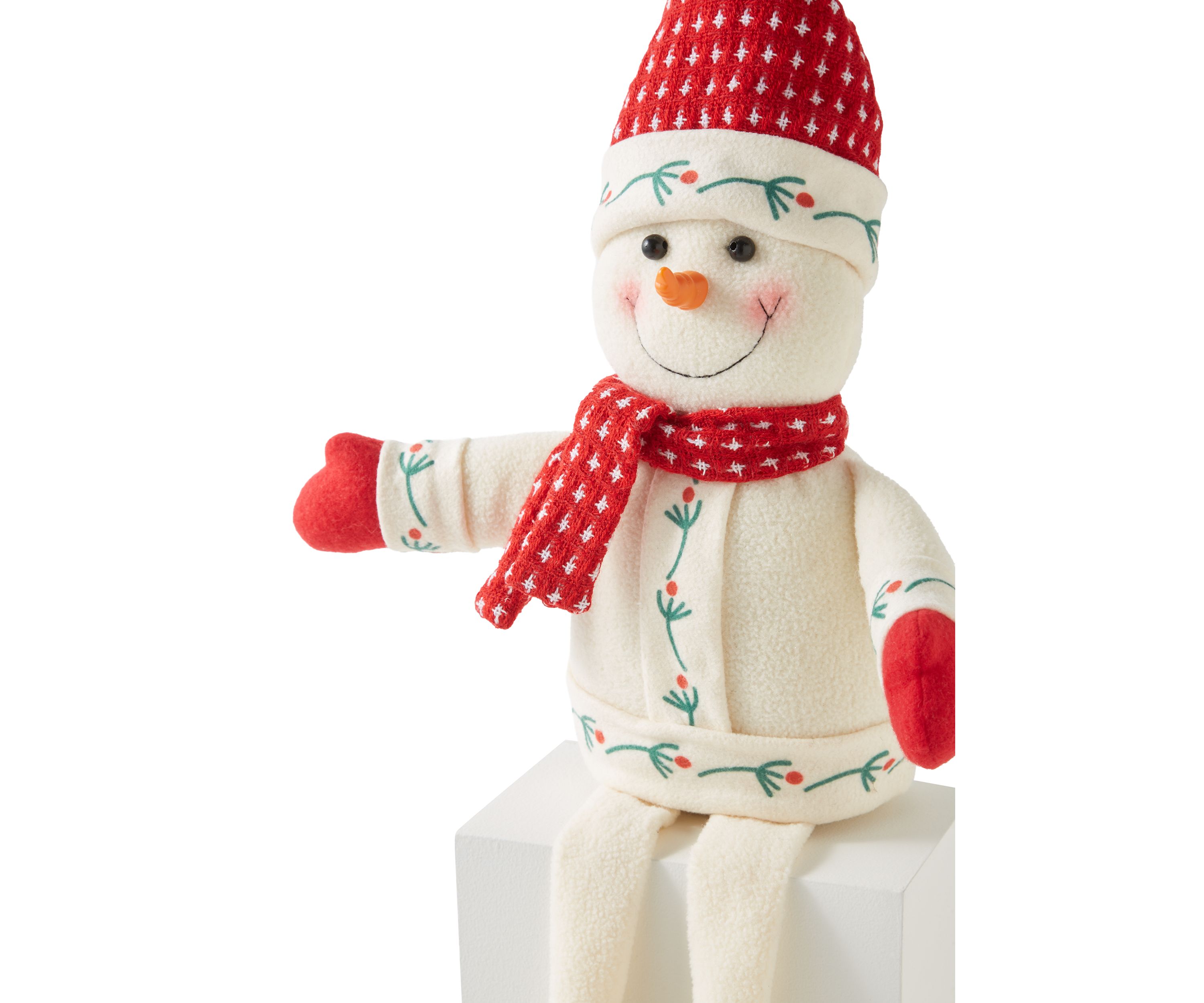Stuffed Snowman Sitter