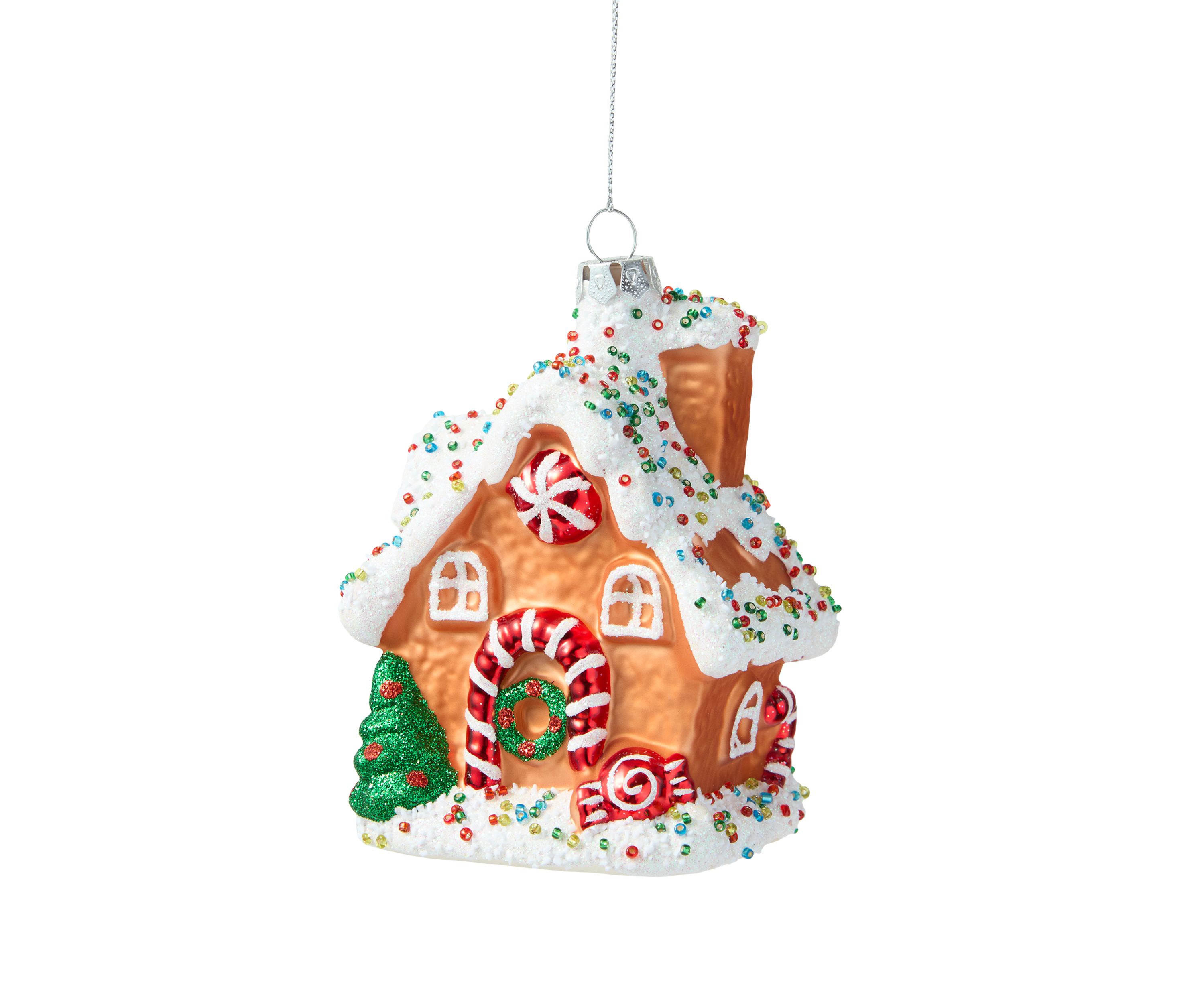 Glitter Gingerbread Ornament