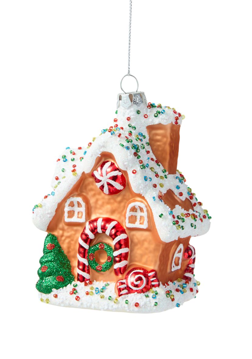 Glitter Gingerbread Ornament