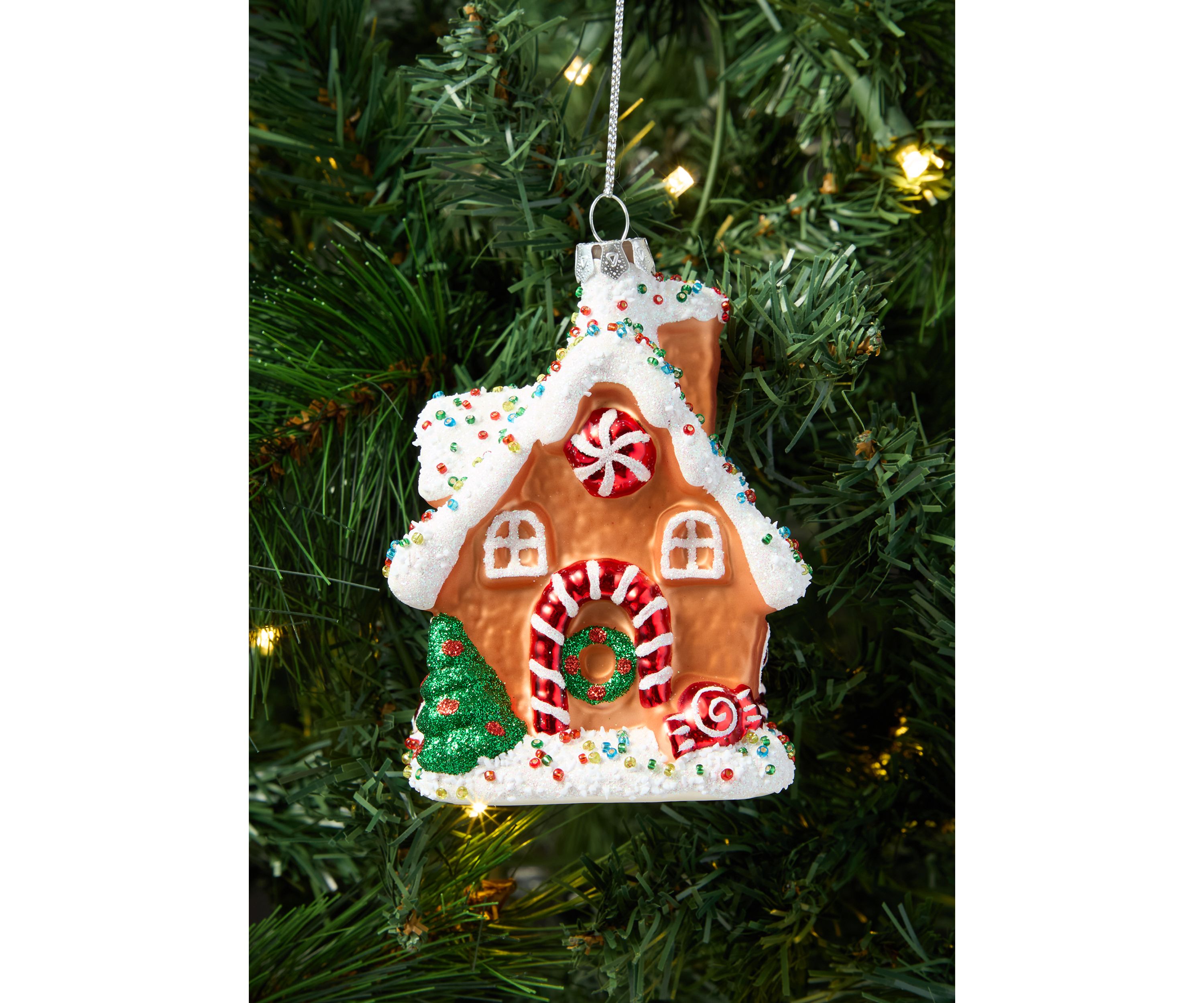 Glitter Gingerbread Ornament