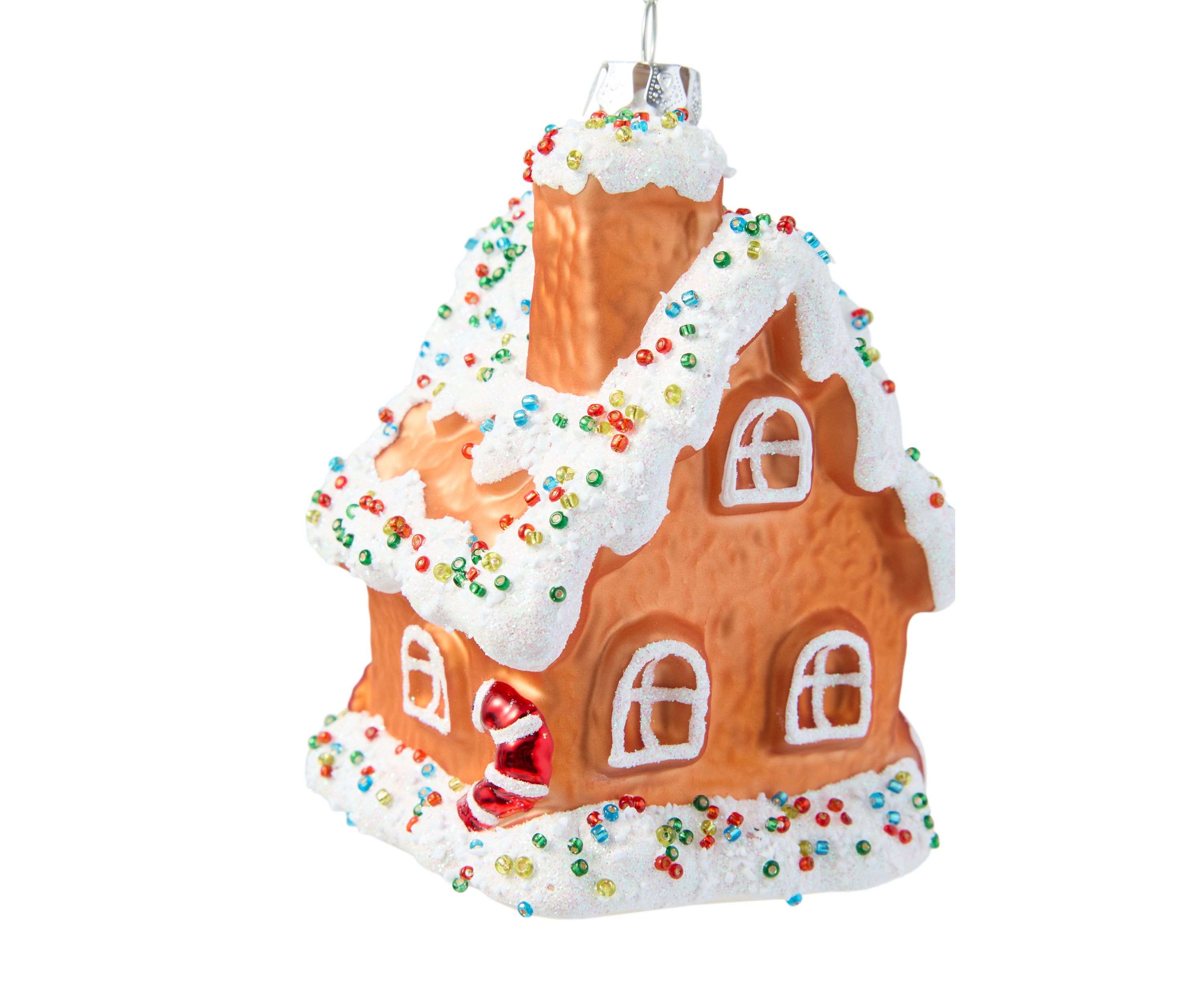 Glitter Gingerbread Ornament