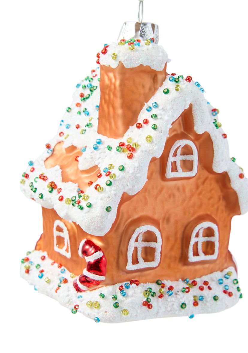 Glitter Gingerbread Ornament