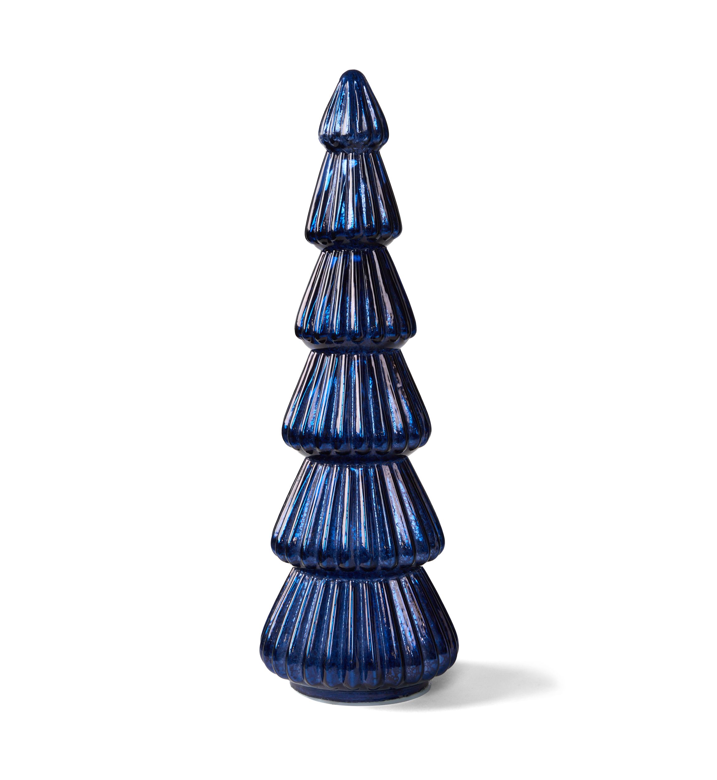 Blue Glass LED Tree 