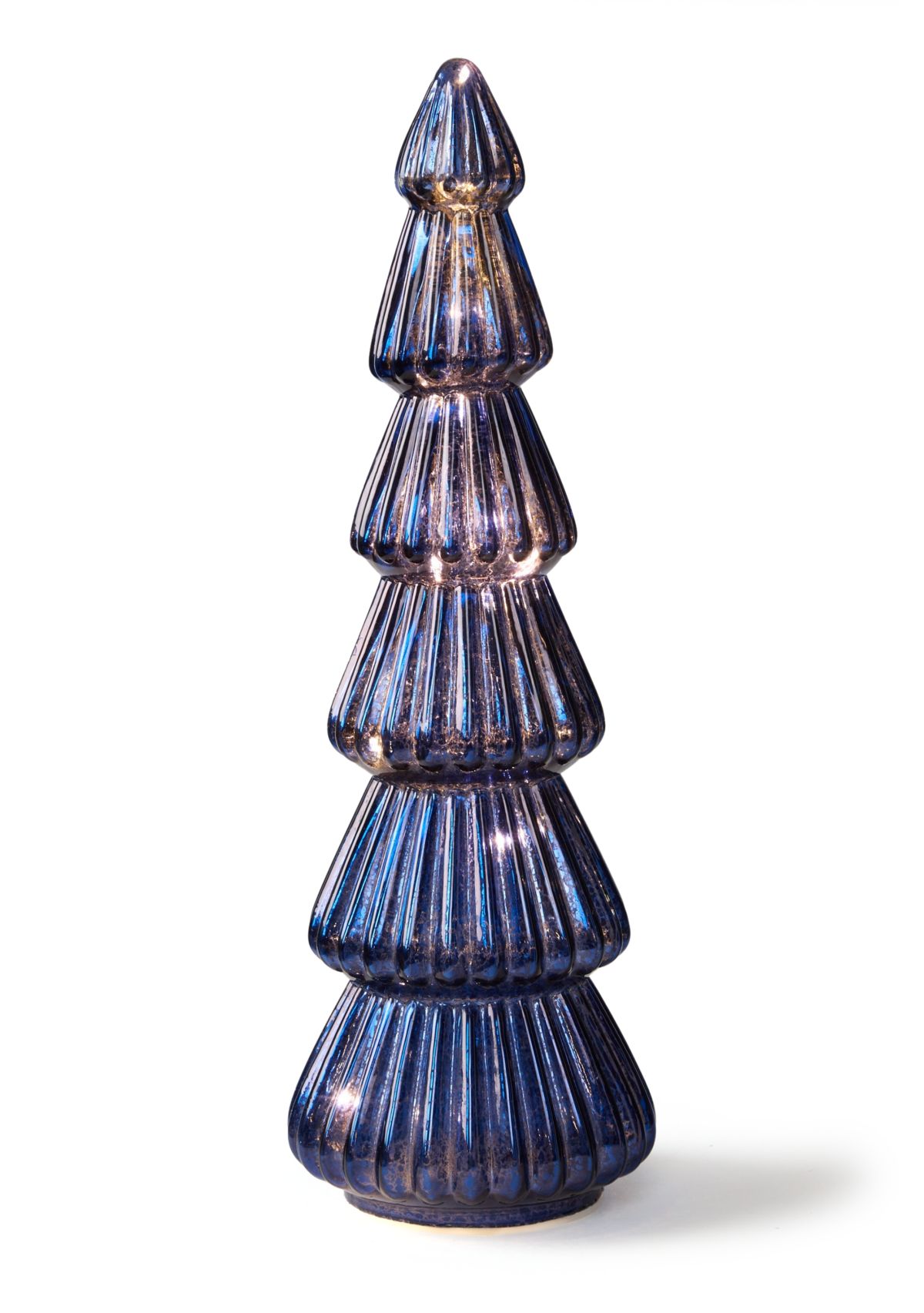Blue Glass LED Tree 