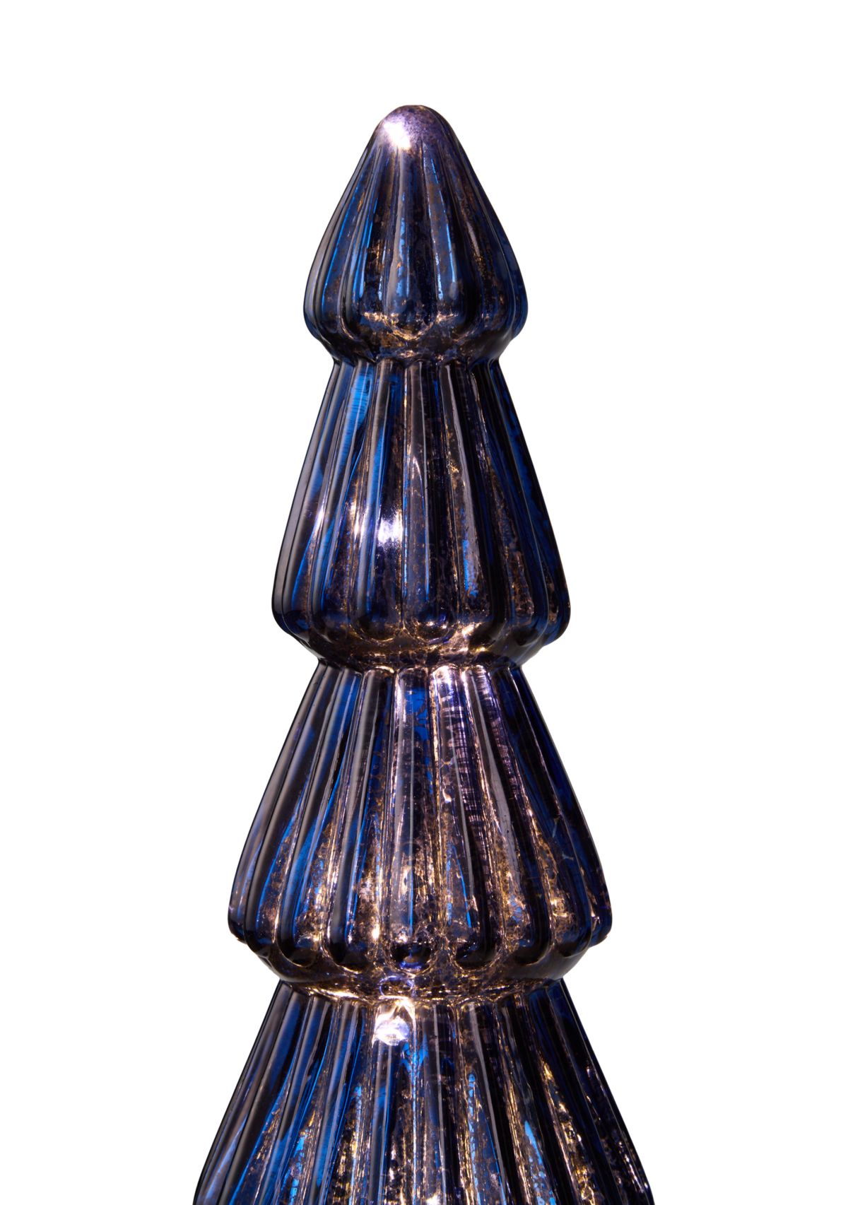 Blue Glass LED Tree 