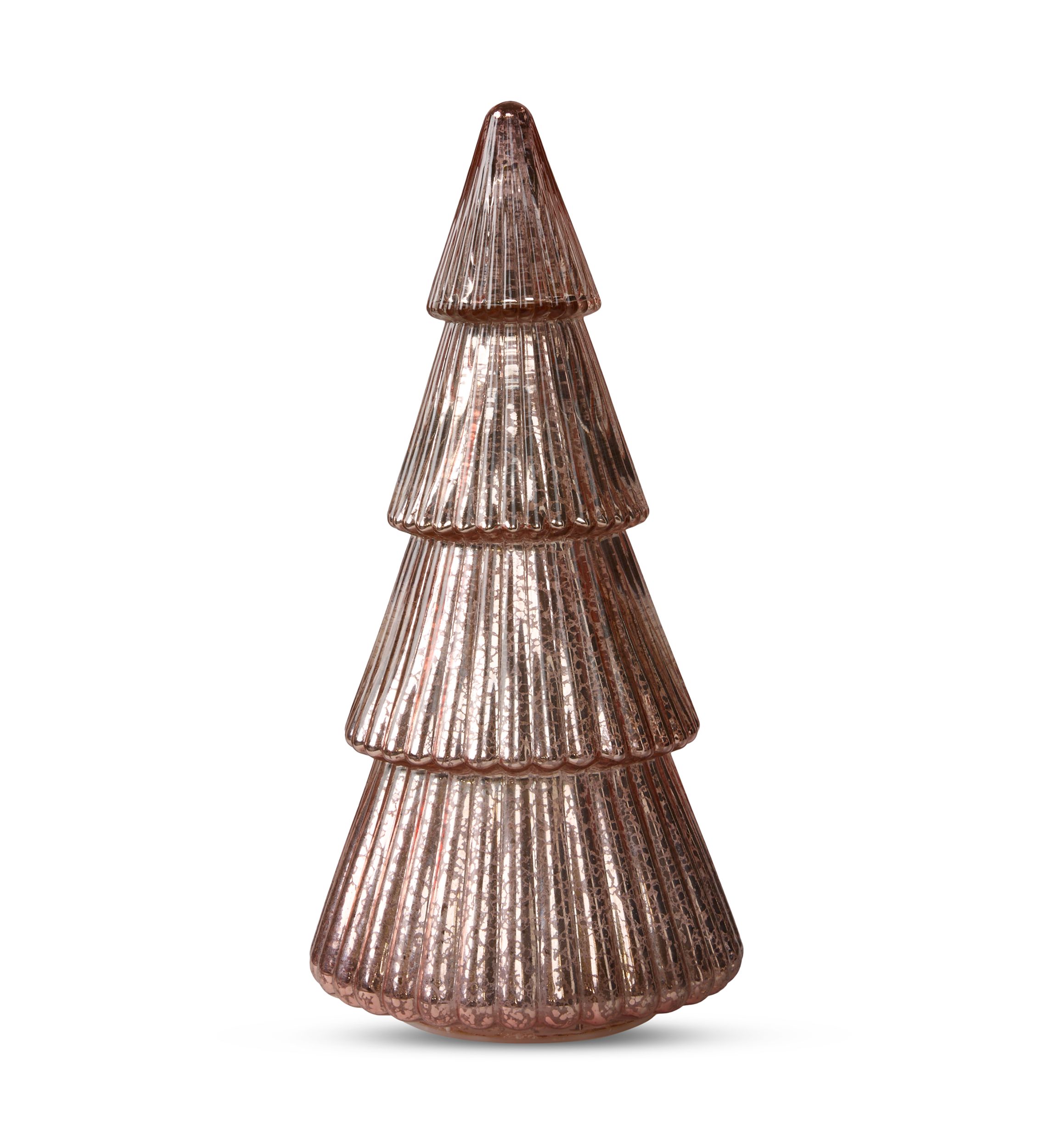Pink Glass LED Decorative Tree