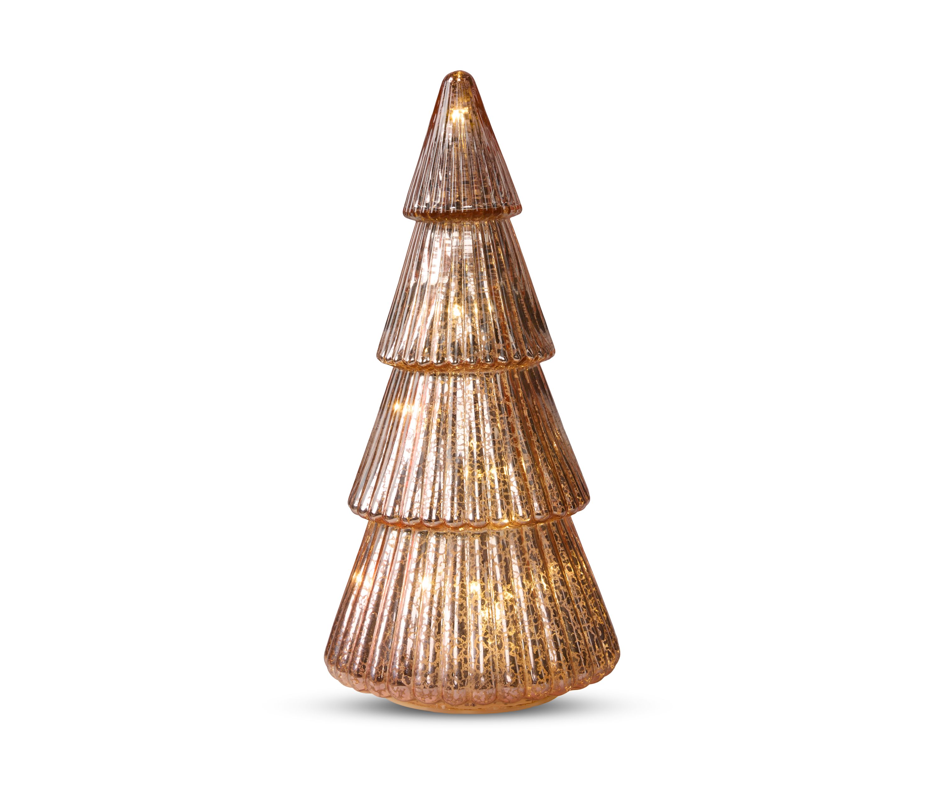Pink Glass LED Decorative Tree