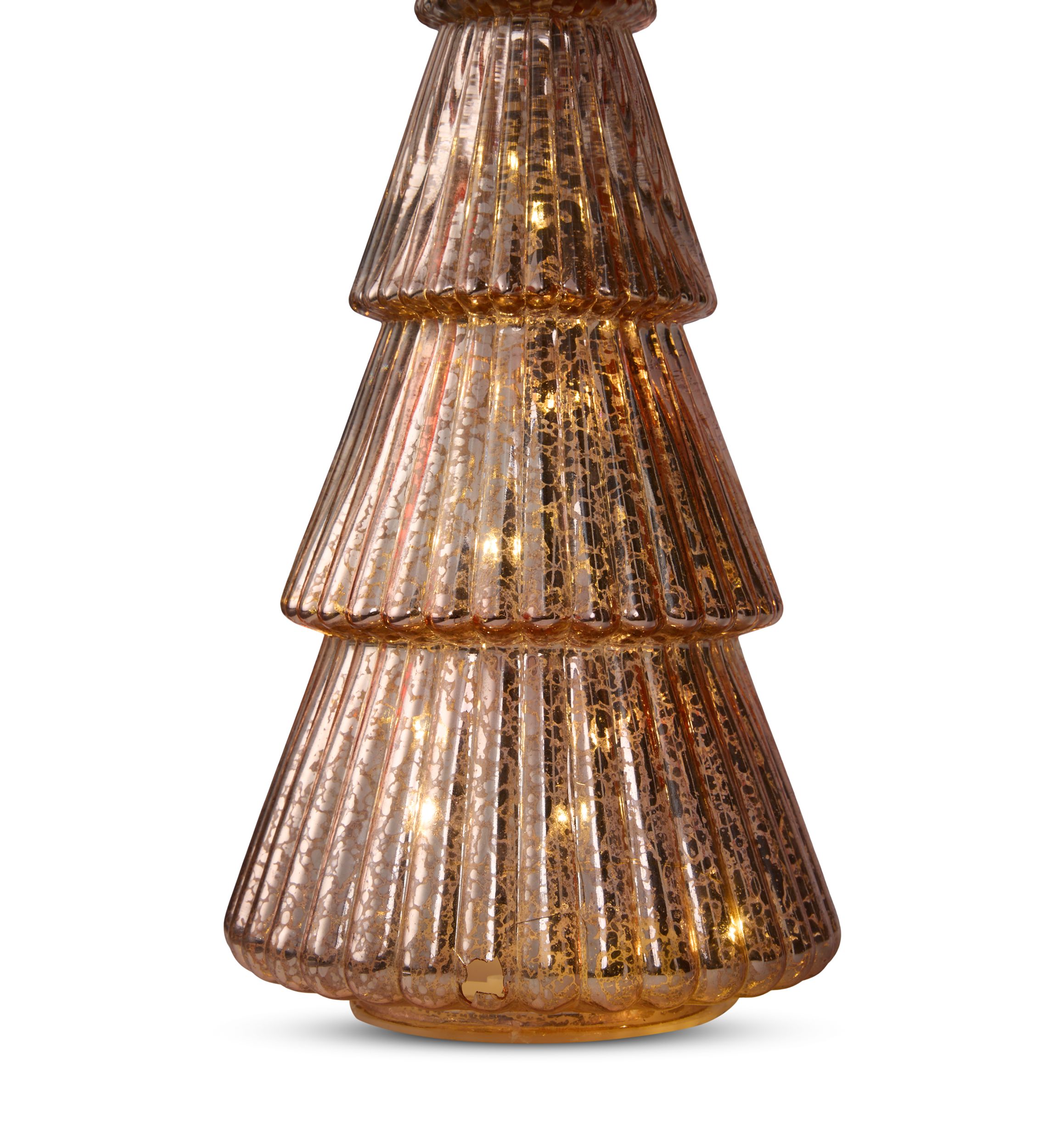 Pink Glass LED Decorative Tree