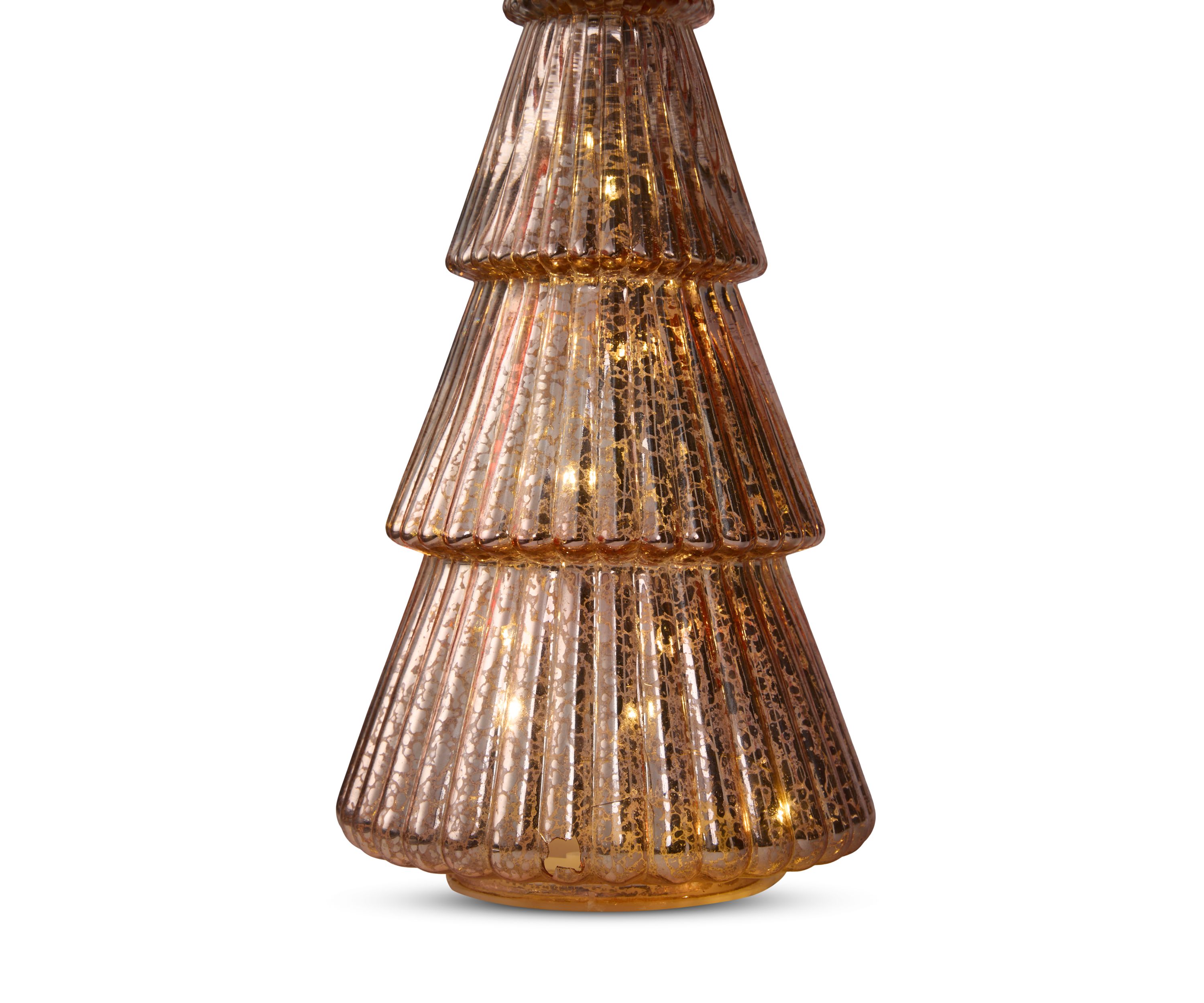 Pink Glass LED Decorative Tree