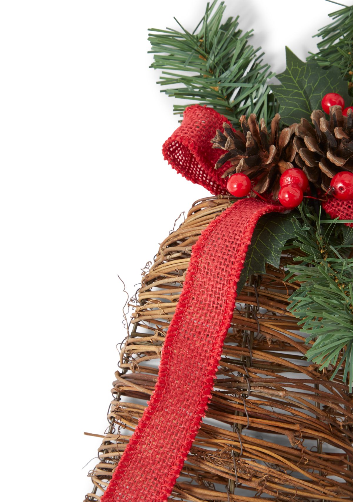 Holiday Natural Bells Hanging Décor 