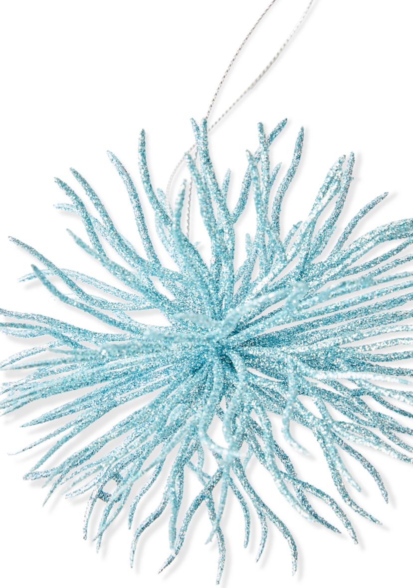 Sea Urchin Glitter Ornaments - Set of 4 