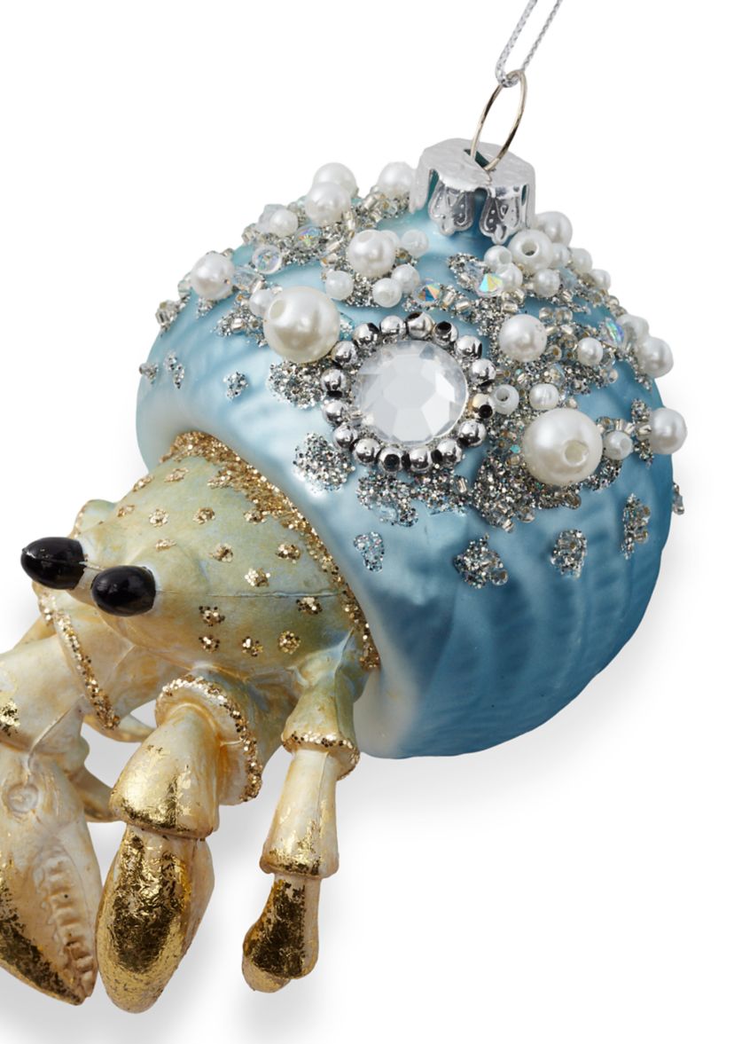 Set of 2 Hermit Crab Ornaments
