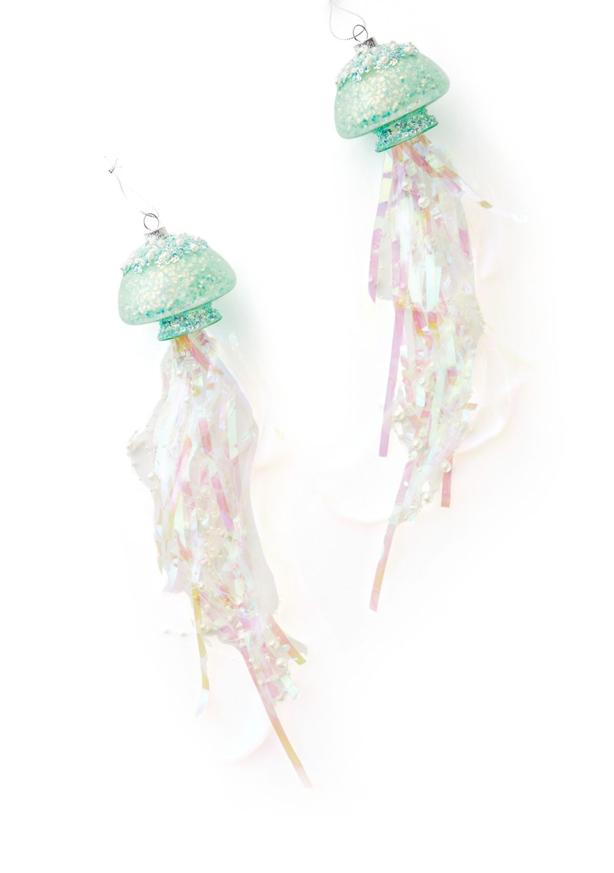 Set of 2 Jellyfish Ornaments