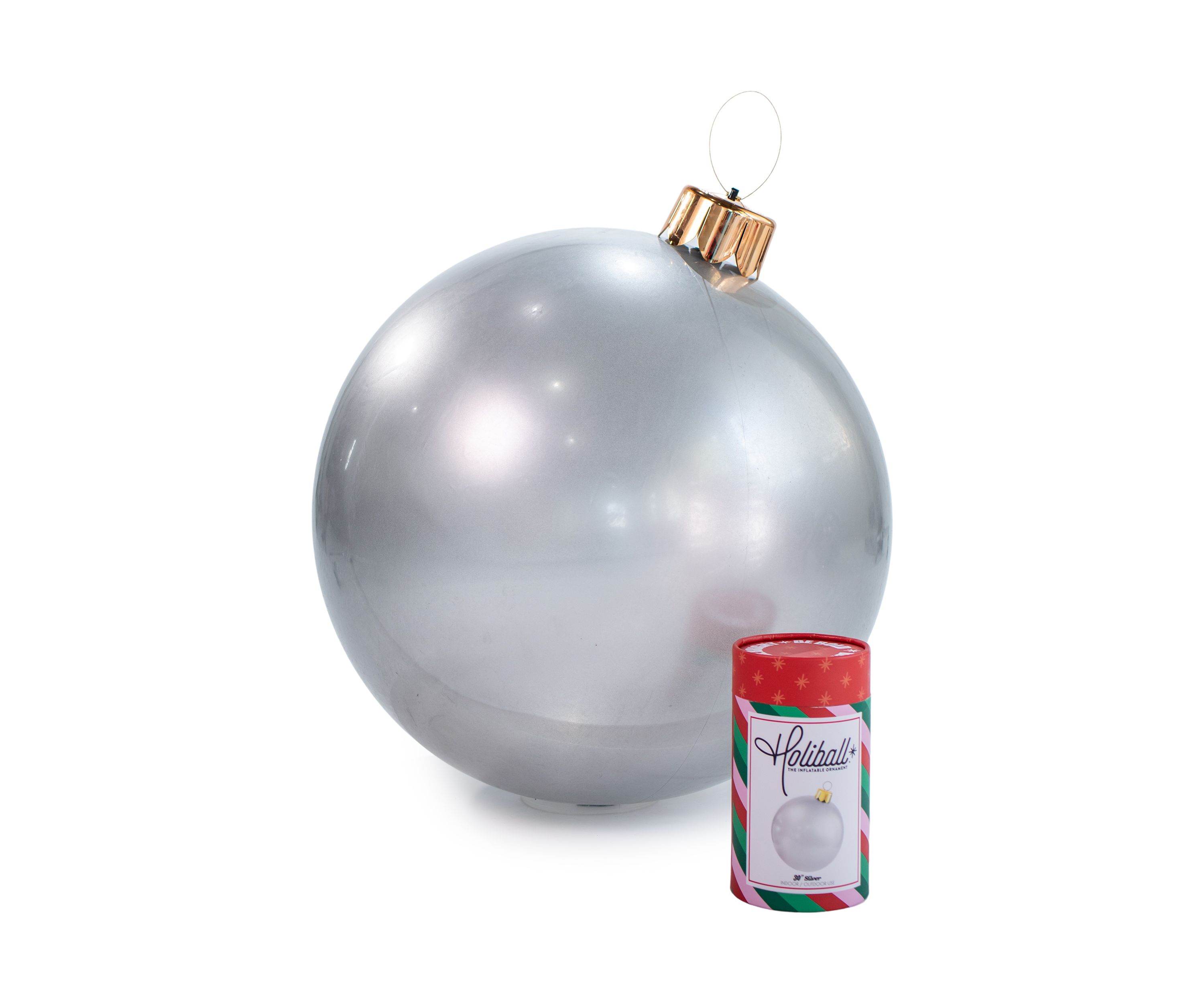 Holiball Silver Large Inflatable Ornament