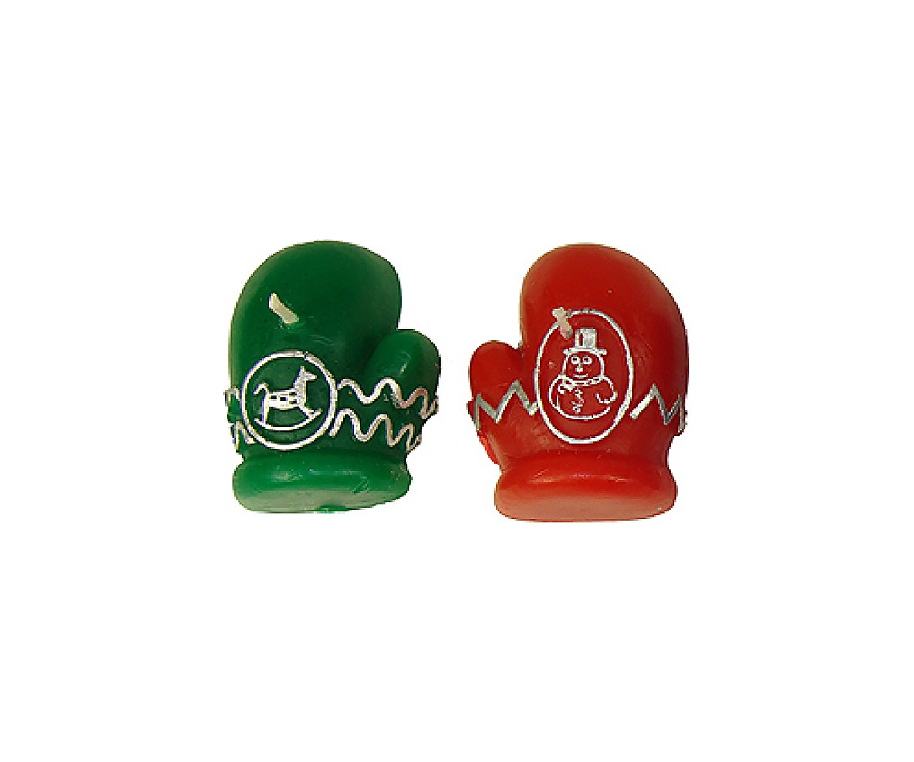Club Pack of 288 Vibrantly Colored Mitten Christmas Party 2.5" Floating Candles
