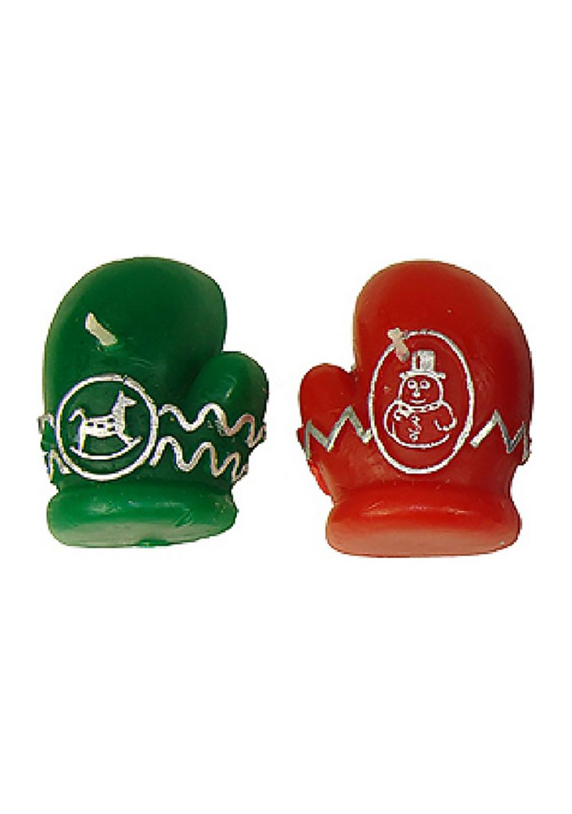 Club Pack of 288 Vibrantly Colored Mitten Christmas Party 2.5" Floating Candles