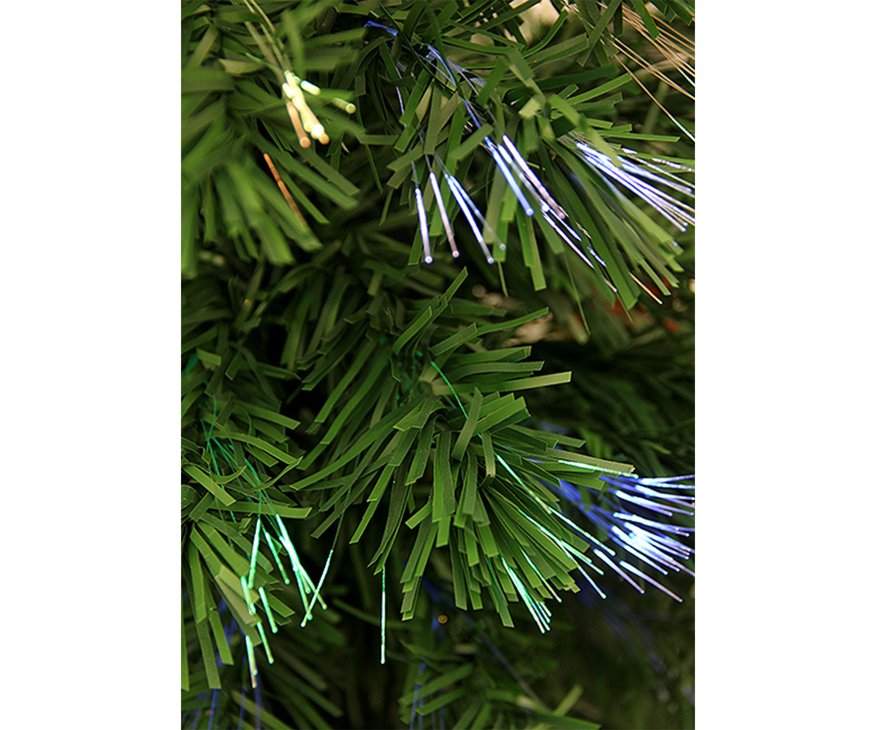 4 Pre-Lit Poinsettias Artificial Christmas Tree - Multicolor Lights