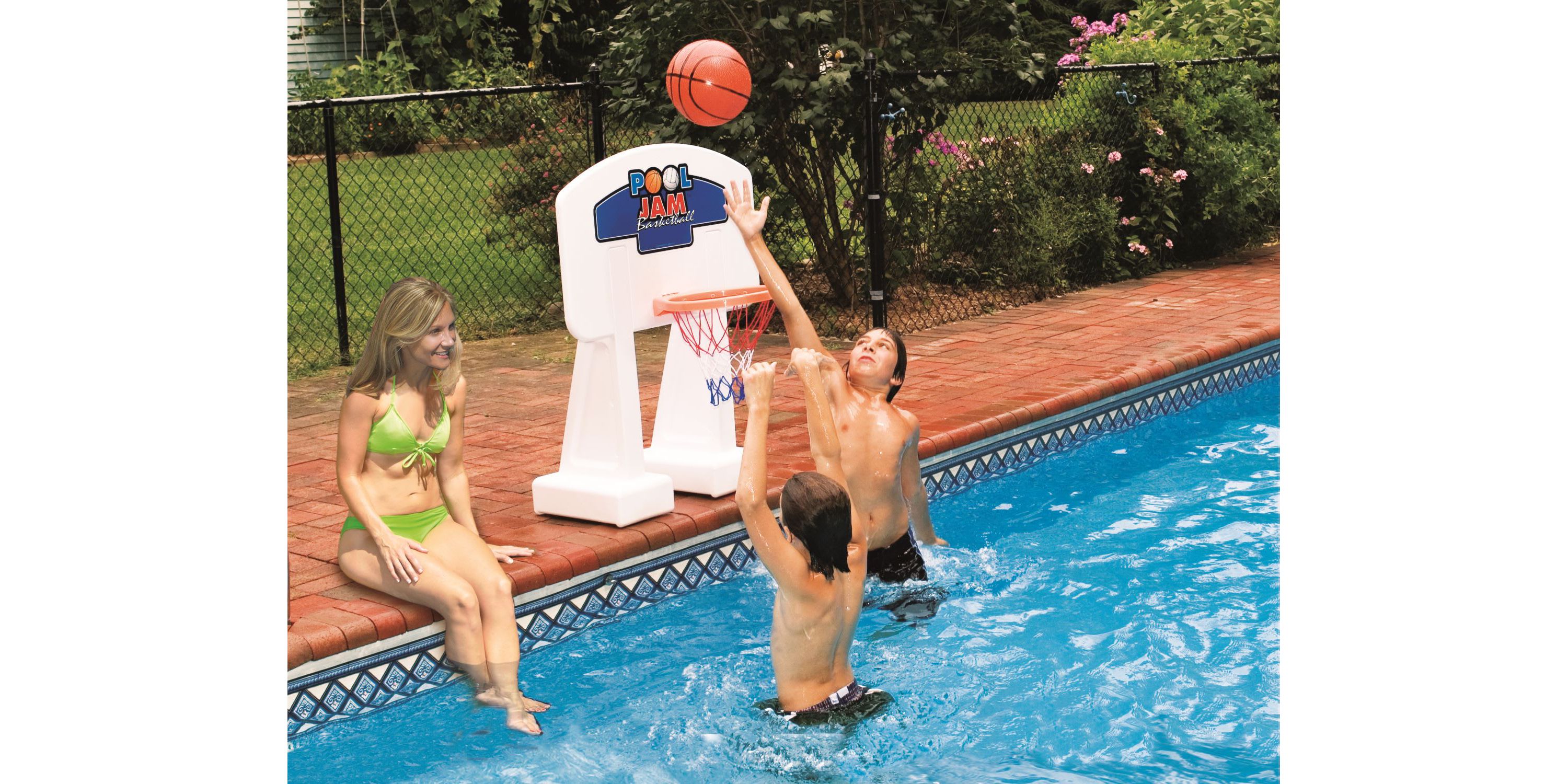 Pool Jam Inground Water Basketball Game - 32.5"