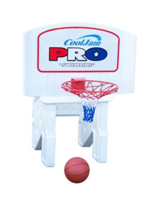 Swim Central Cool Jam Pro Adjustable Poolside Extra Wide Water Basketball Game - 44", White