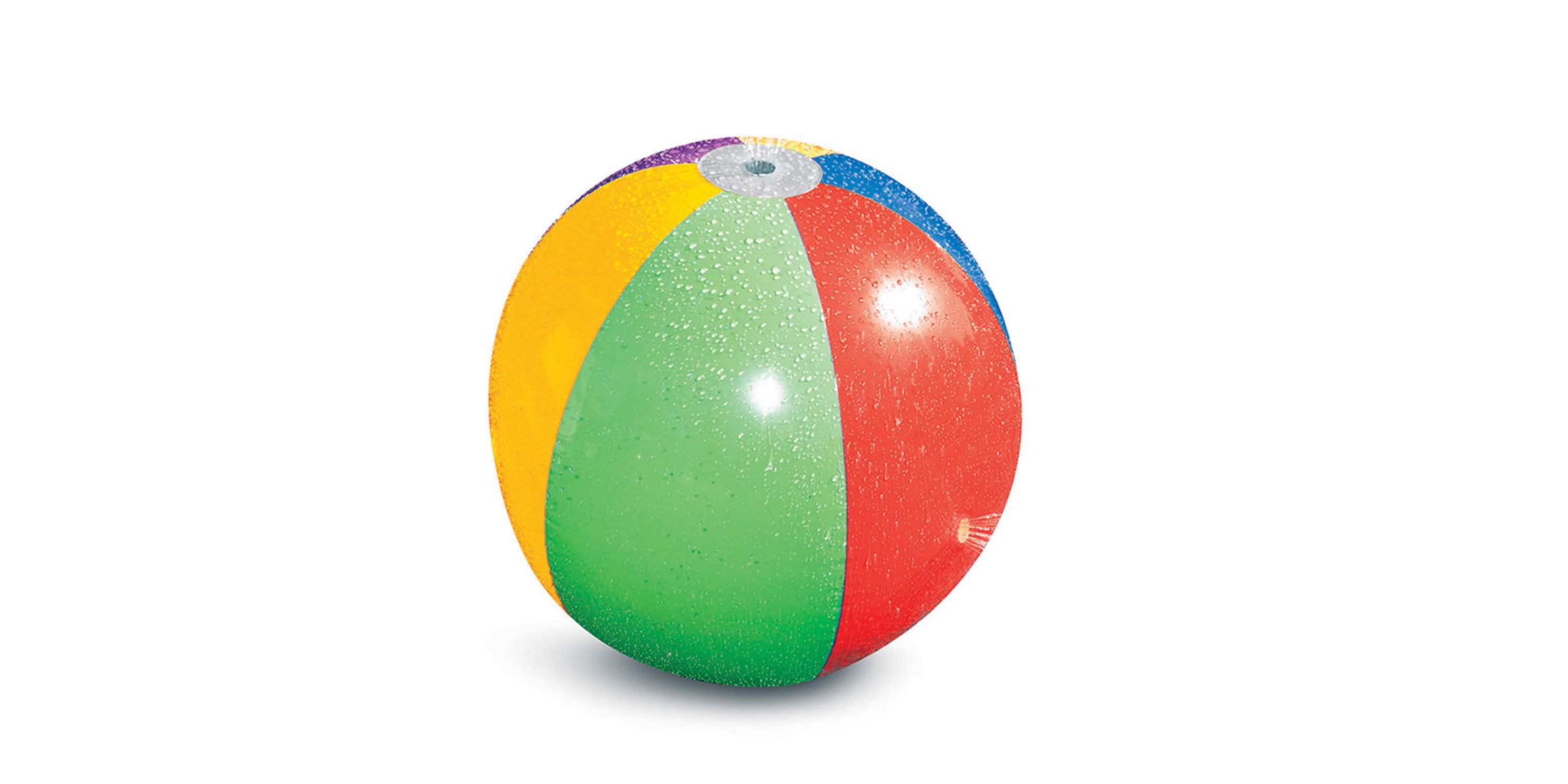 Inflatable 6-Panel Splash and Spray Sprinkler Ball - 35"