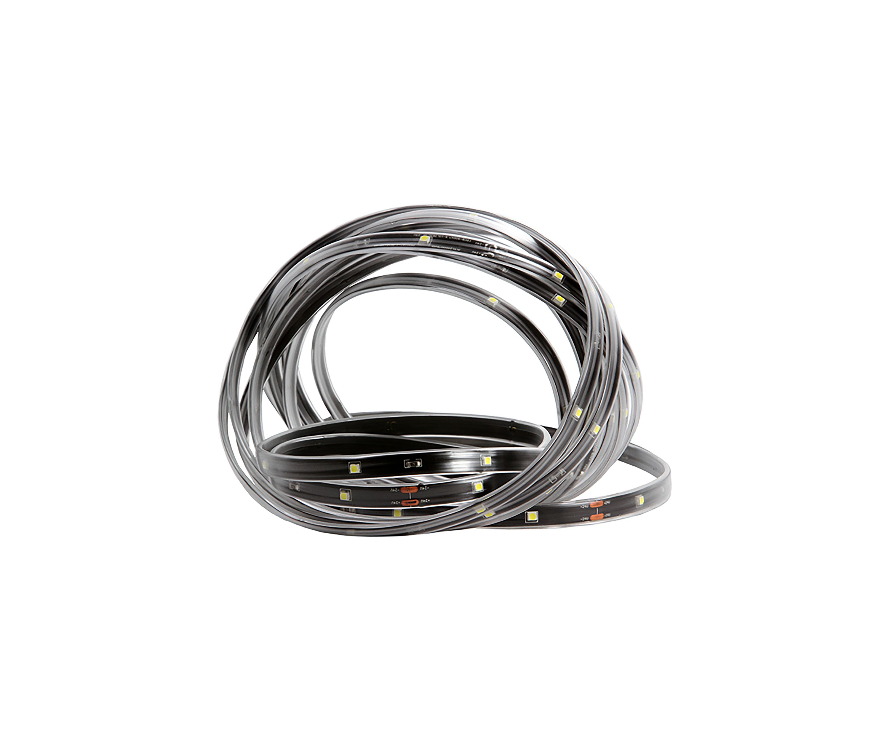 18 Pink LED Outdoor Christmas Linear Tape Lighting - Black Finish