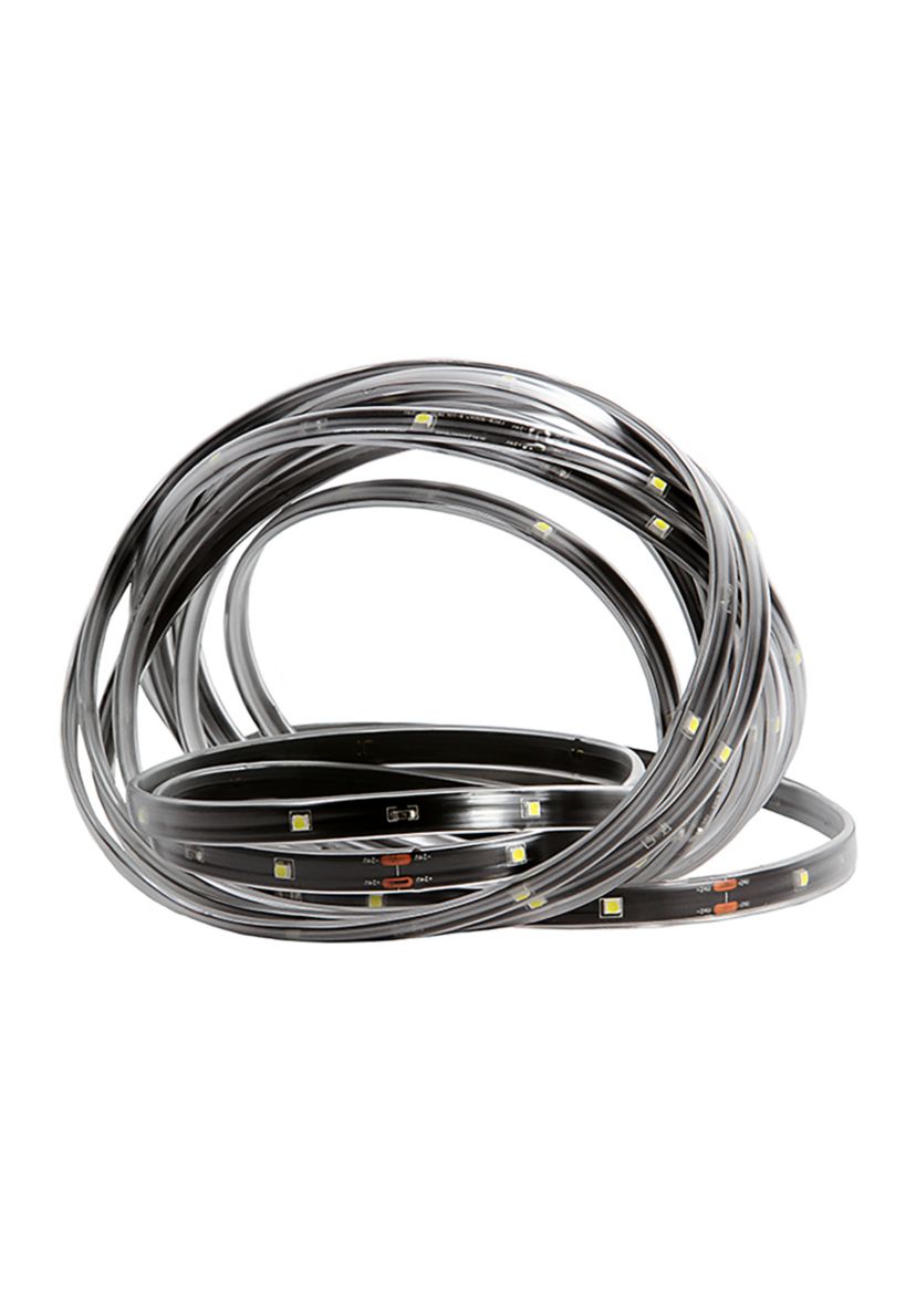 18 Pink LED Outdoor Christmas Linear Tape Lighting - Black Finish