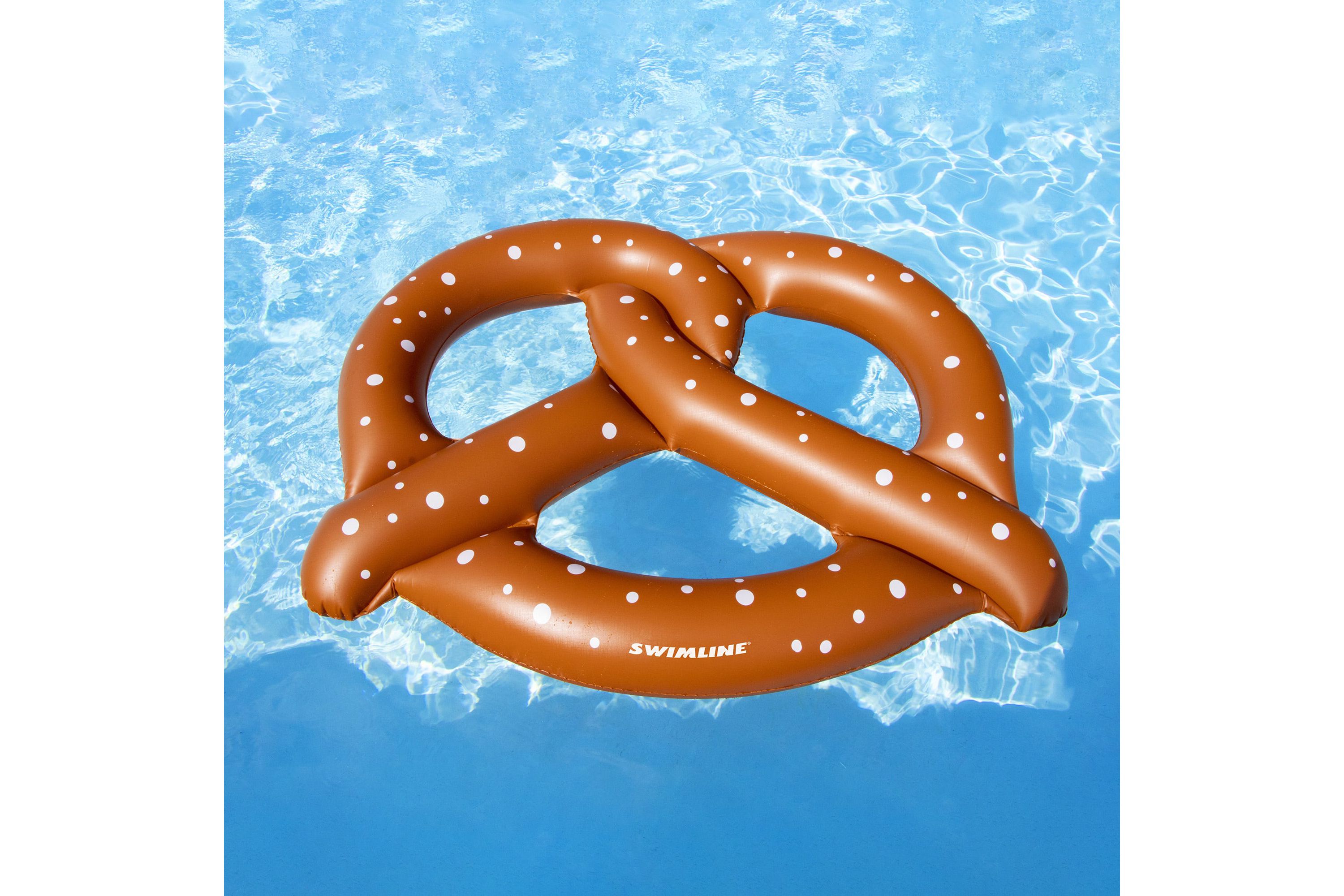 60" Inflatable Giant Pretzel Swimming Pool Float
