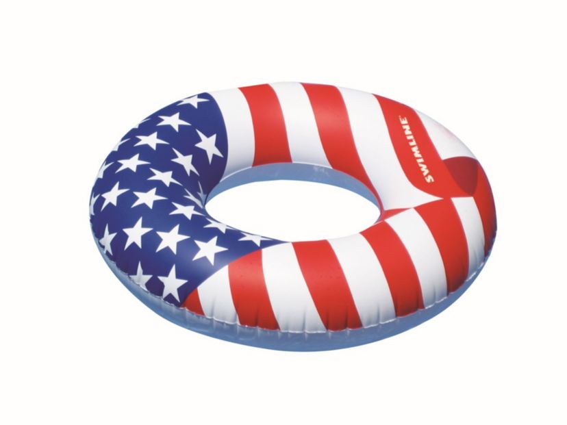 Swim Central American Flag Inflatable Swimming Pool Inner Tube - 36 ...
