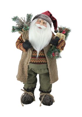 Northlight 24"" Brown Standing Santa Claus Christmas Figurine -  0009312771042