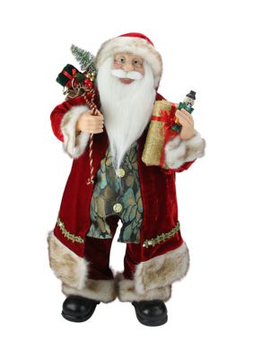 Northlight 24"" Red And White Old World Style Standing Santa Claus Christmas Figure -  0009312765164