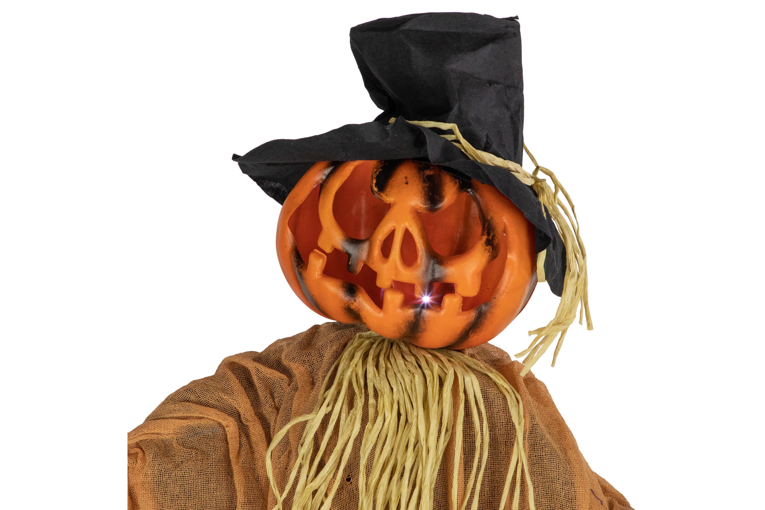 6 Animated Jack-O-Lantern Scarecrow Halloween Decoration