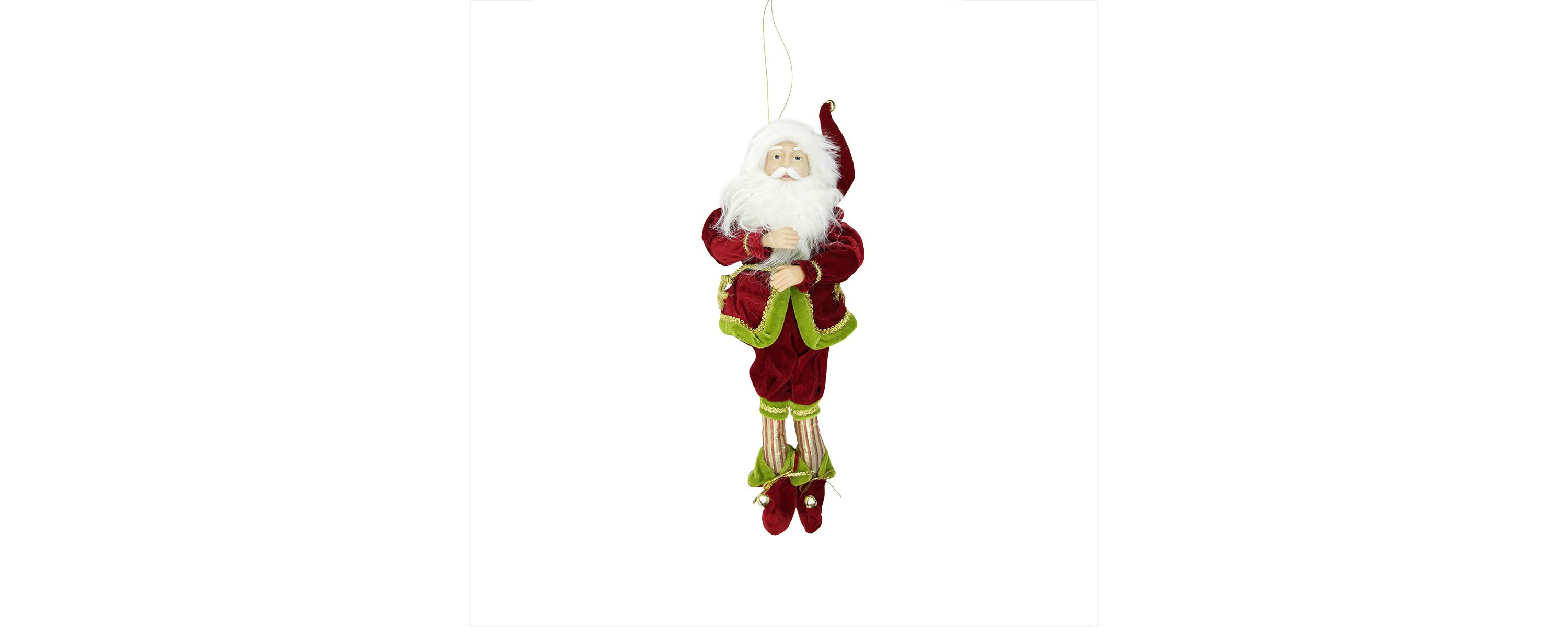 18inch Red and Green Elf Monarch Poseable Christmas Figure