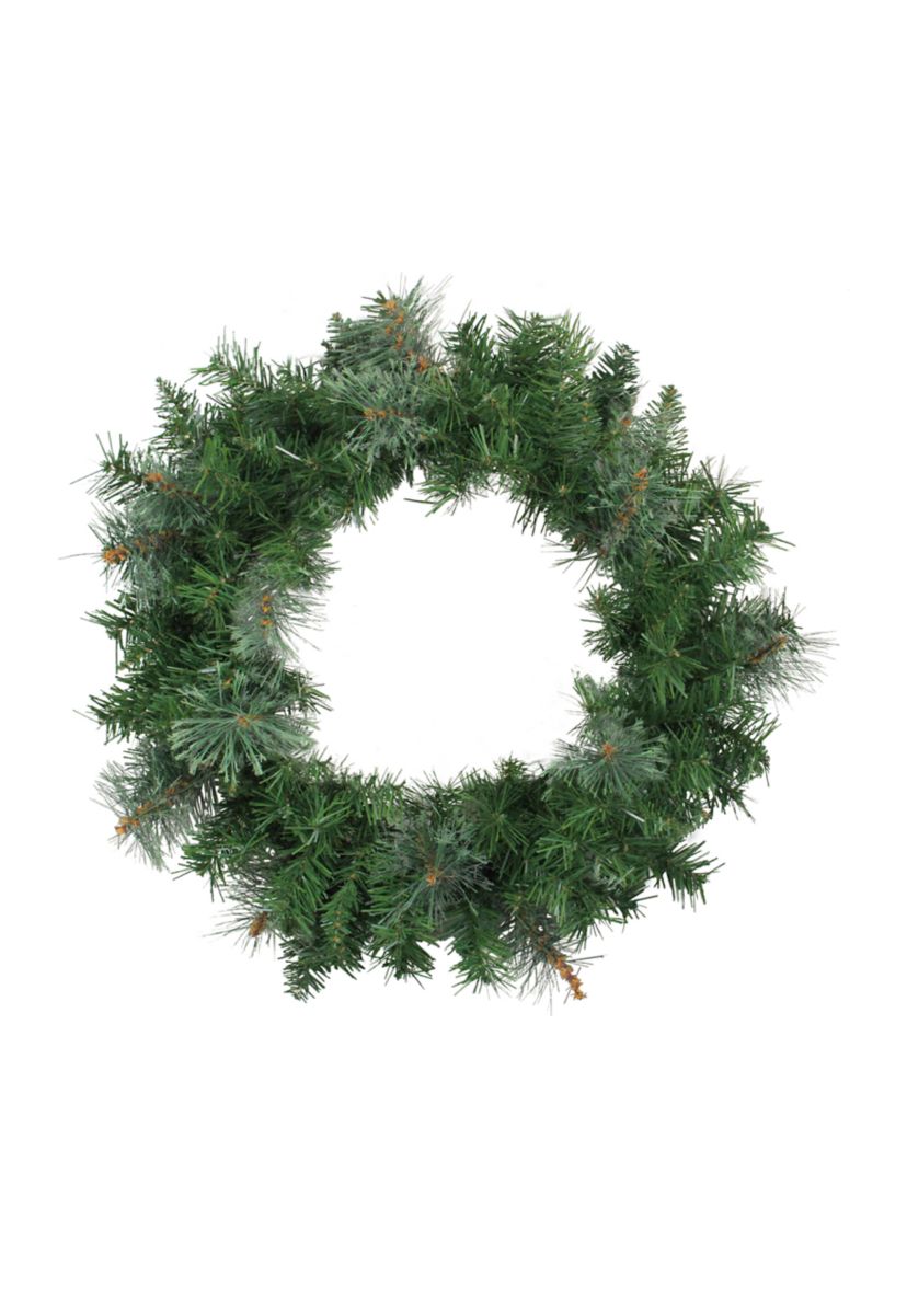 Mixed Cashmere Pine Artificial Christmas Wreath - 24" Unlit