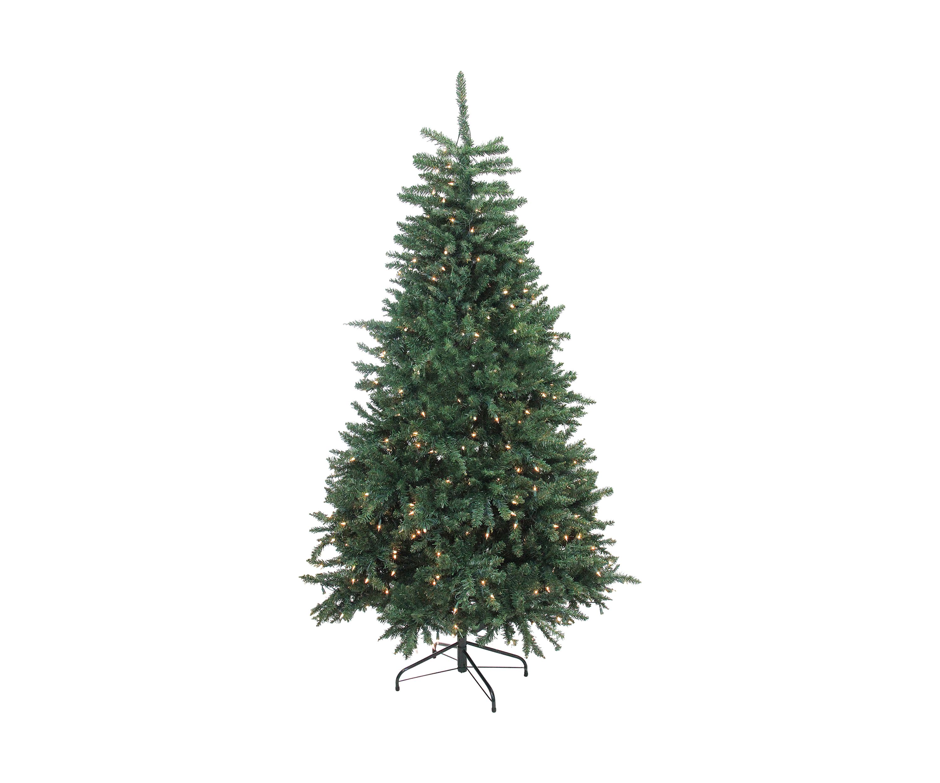 6.5 Pre-Lit Full Artificial Northern Pine Christmas Tree - Clear Lights