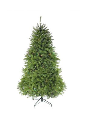 Northlight 7.5' Pre-Lit Full Northern Pine Artificial Christmas Tree - Multicolor Lights, Green -  0191296050586