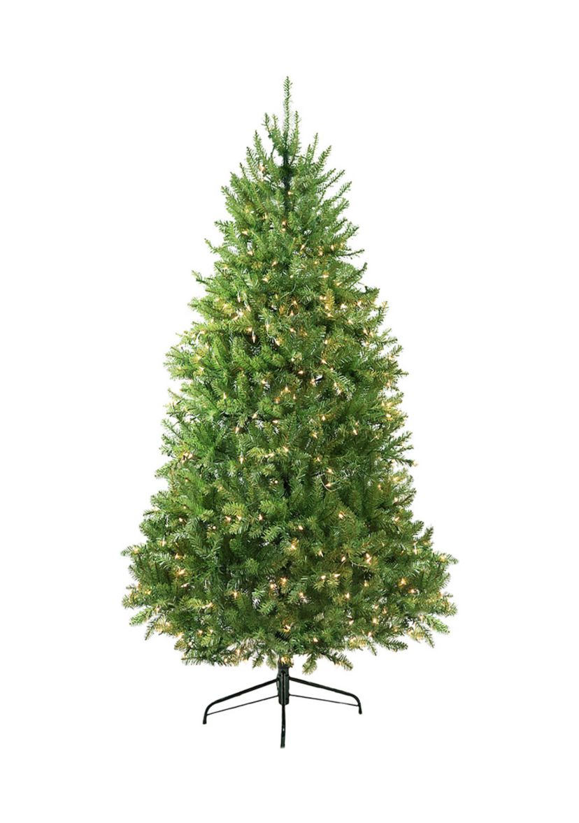 9 Pre-Lit Full Northern Pine Artificial Christmas Tree  Clear Lights