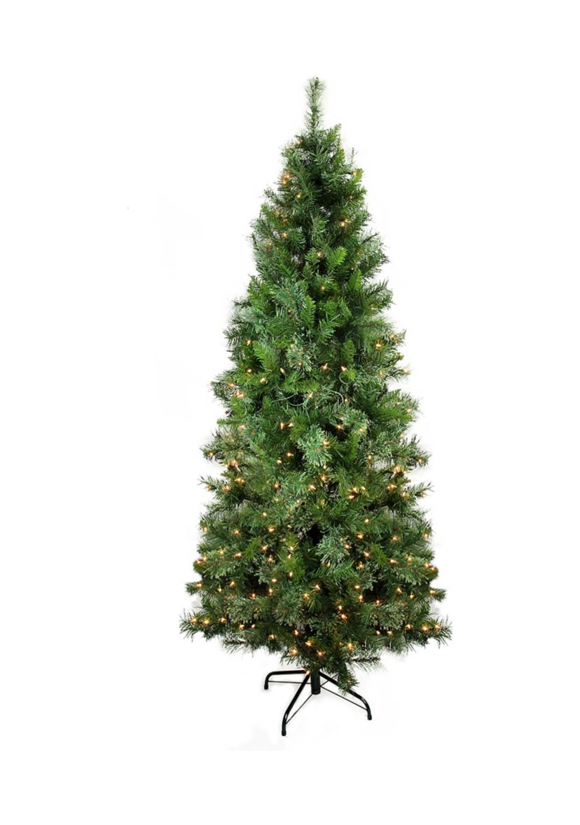 6.5 Pre-Lit Medium Mixed Cashmere Pine Artificial Christmas Tree - Clear Lights