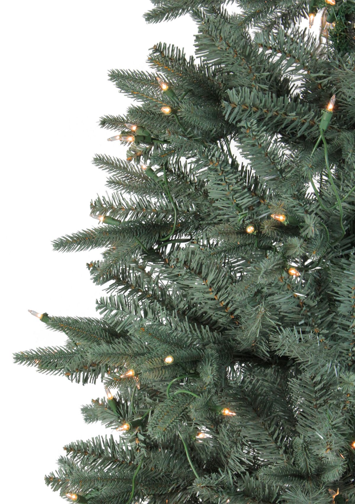 10 Pre-Lit Slim Washington Fraser Fir Artificial Christmas Tree - Clear Lights